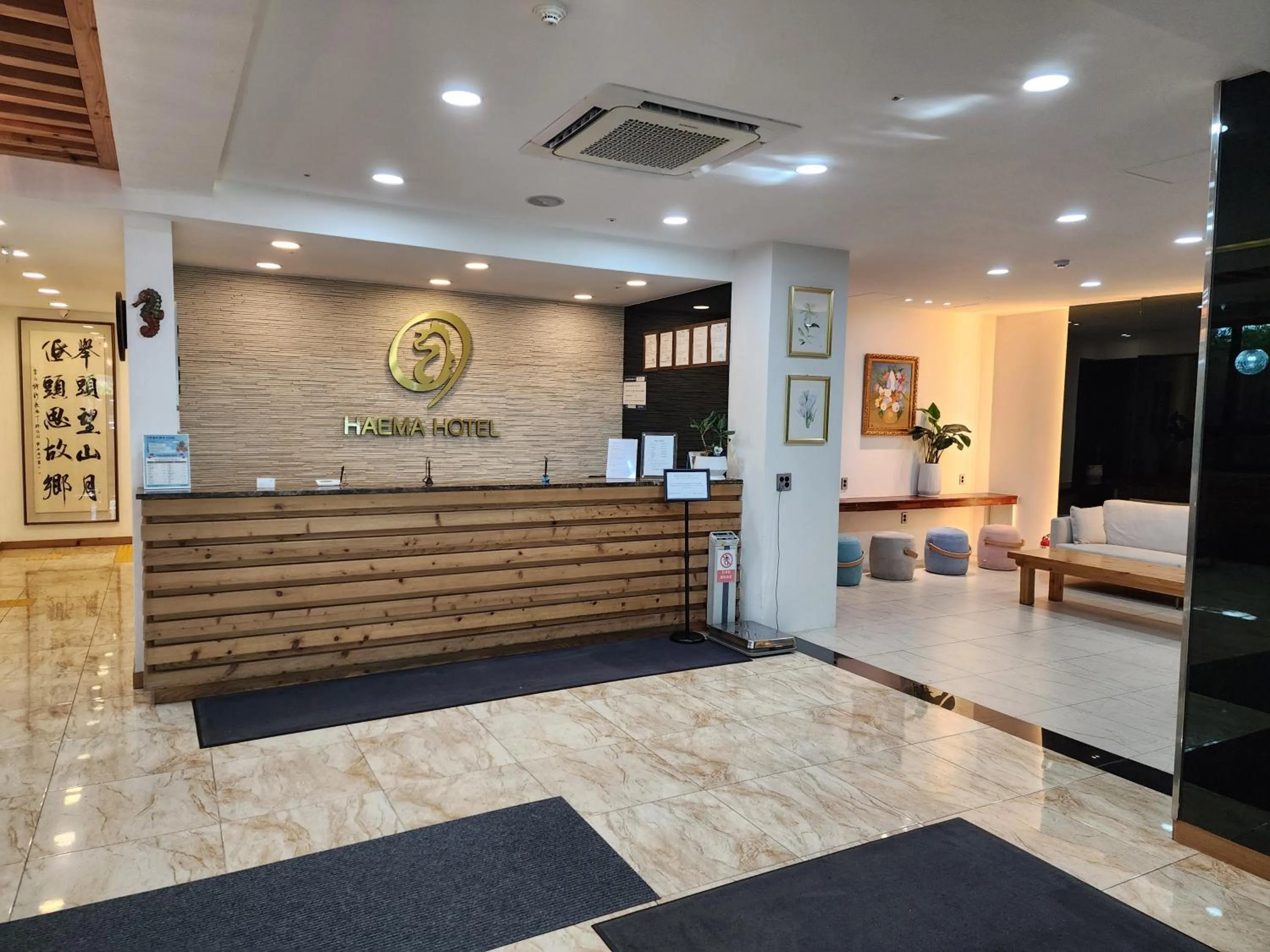 Lobby or reception in Hotel Haema