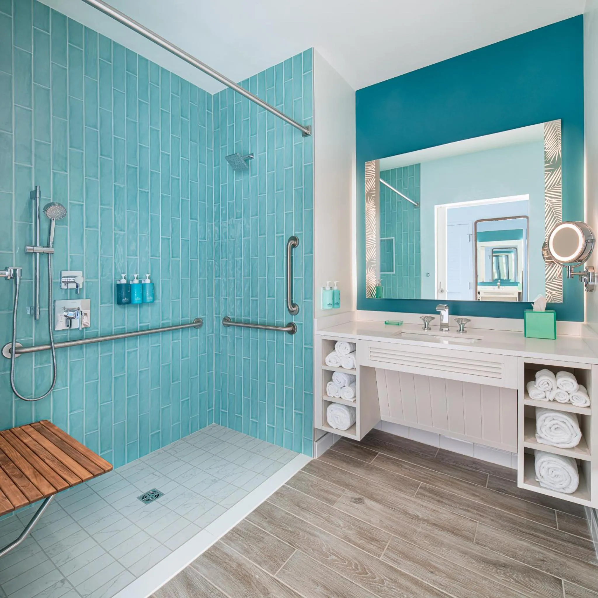 Bathroom in Margaritaville Hotel Kansas City