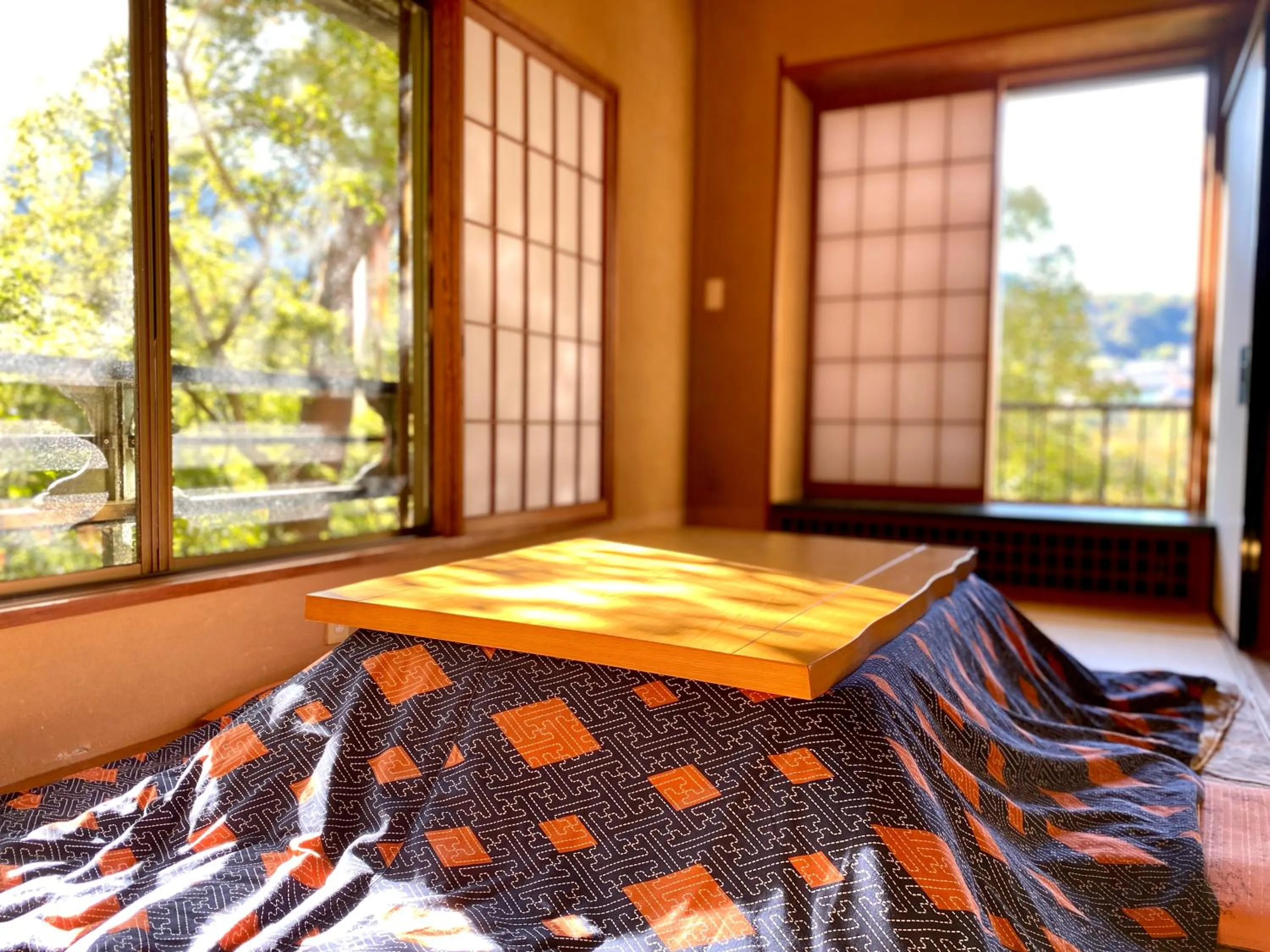 Photo of the whole room, Bed in Musashino Bekkan