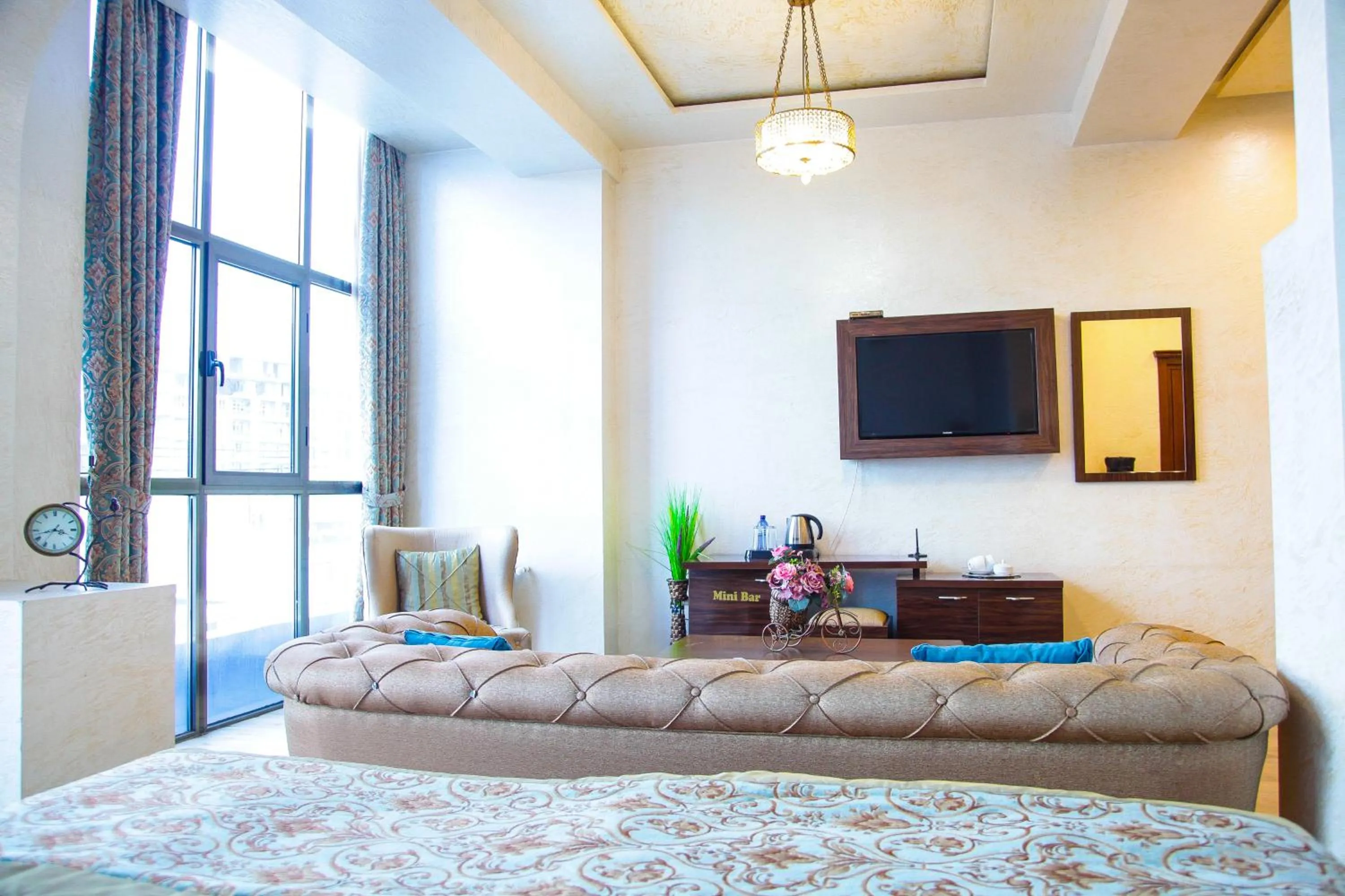 Bed in Iberia Palace Hotel