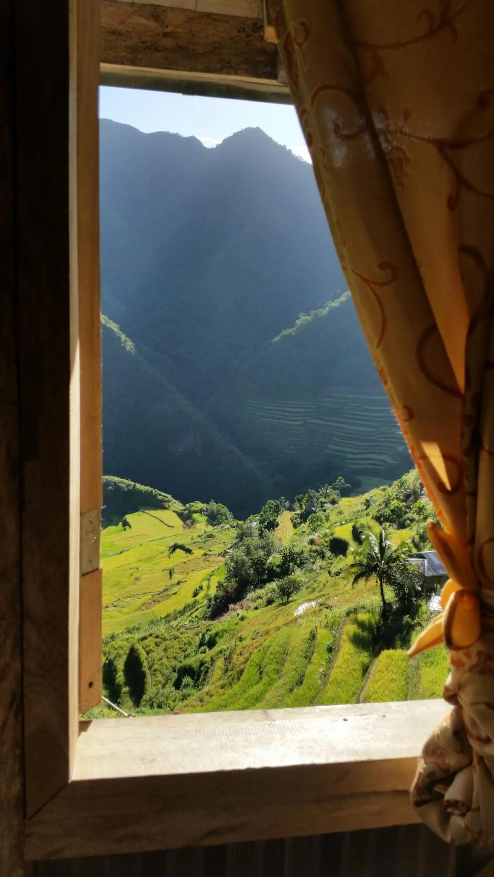 Mountain view in Batad Transient House