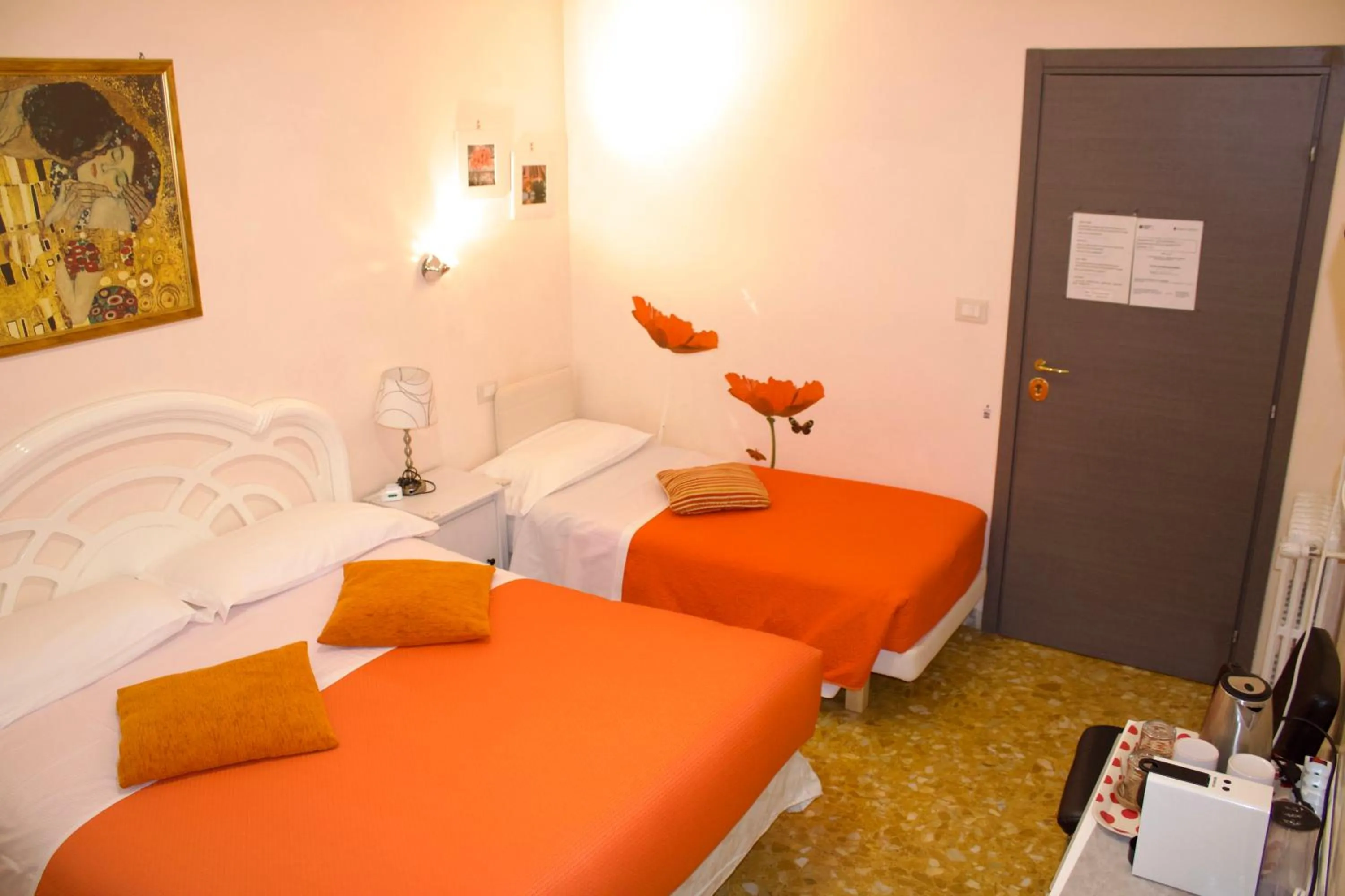 Bed in Vatican Golden Rooms