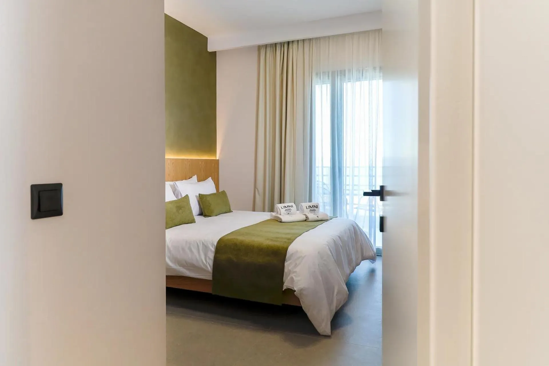 Bedroom, Bed in LIMNI Boutique Experience Evia