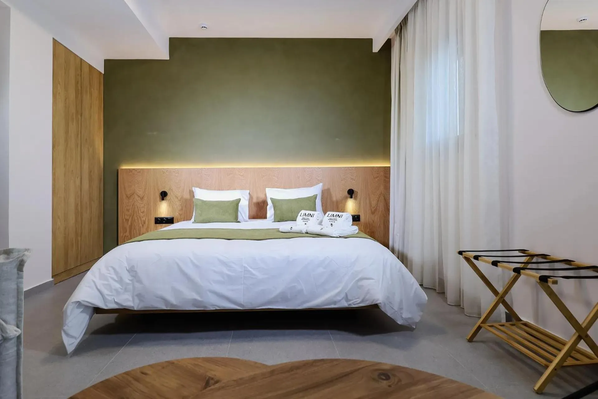 Bed in LIMNI Boutique Experience Evia