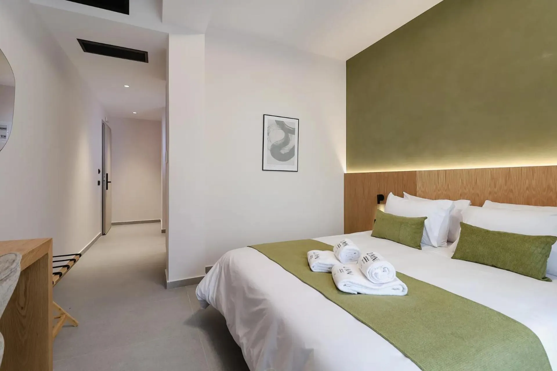 Bed in LIMNI Boutique Experience Evia