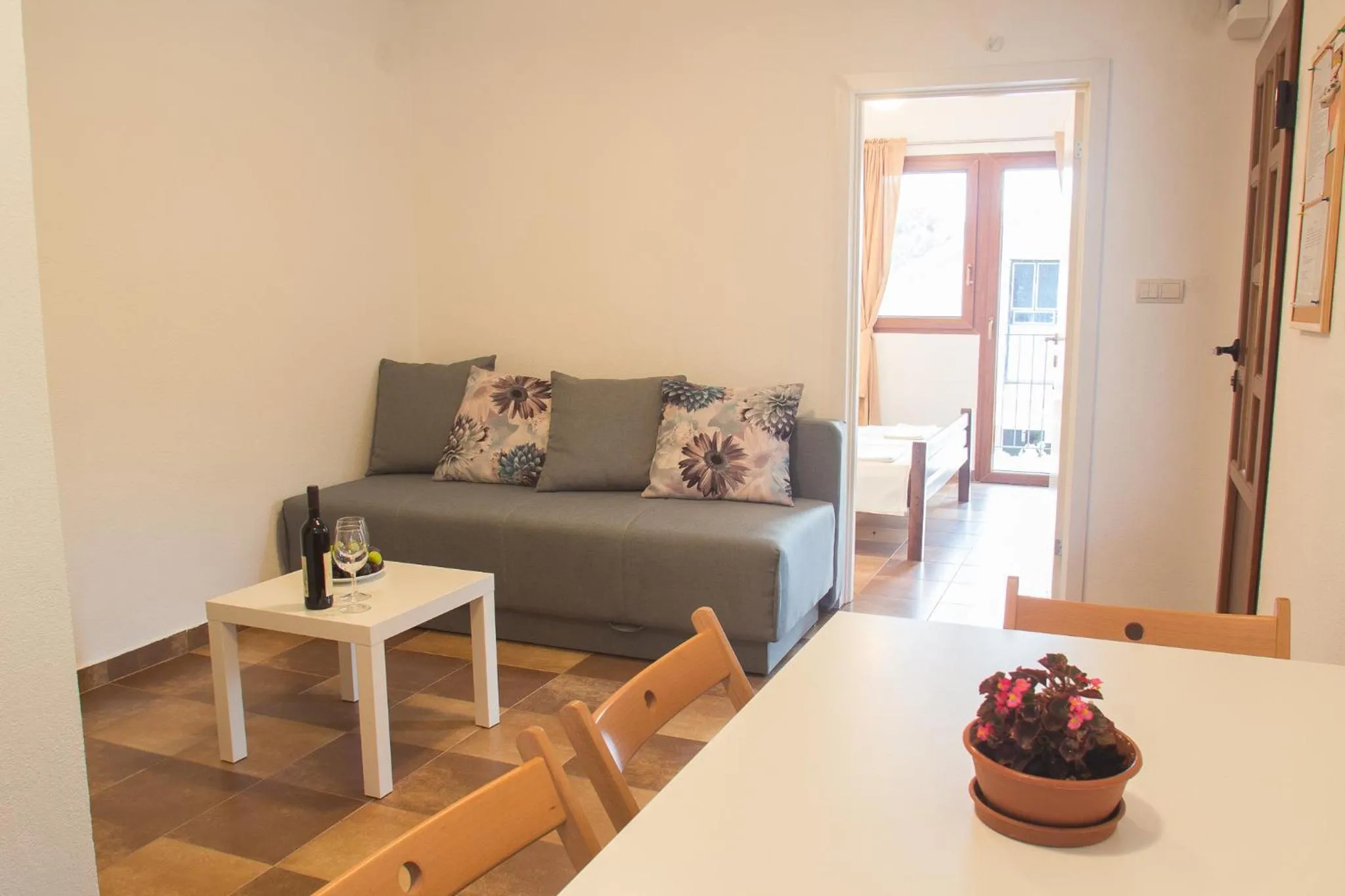 Living room in Olive Apartment