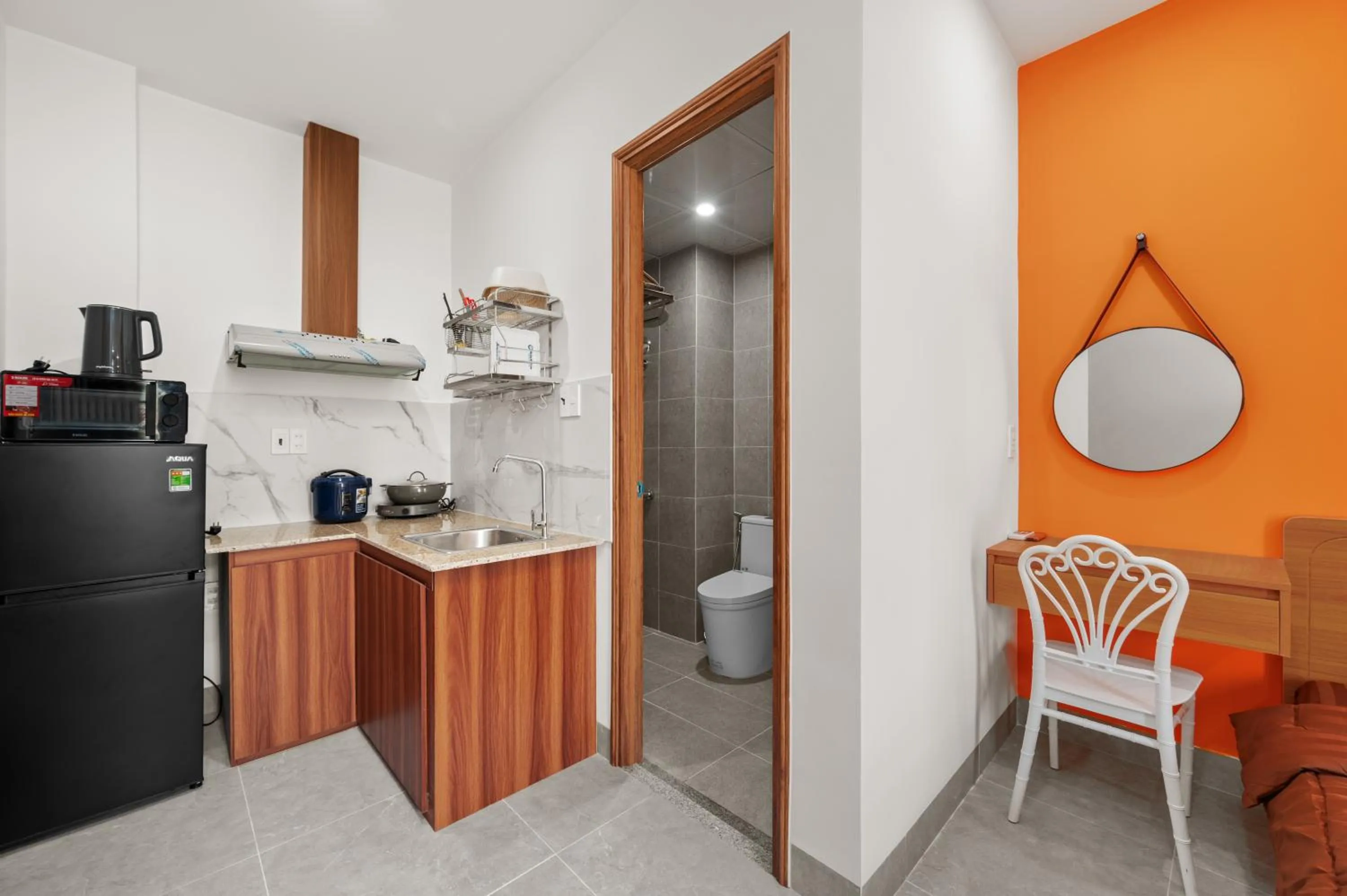 Seating area in Saluton House