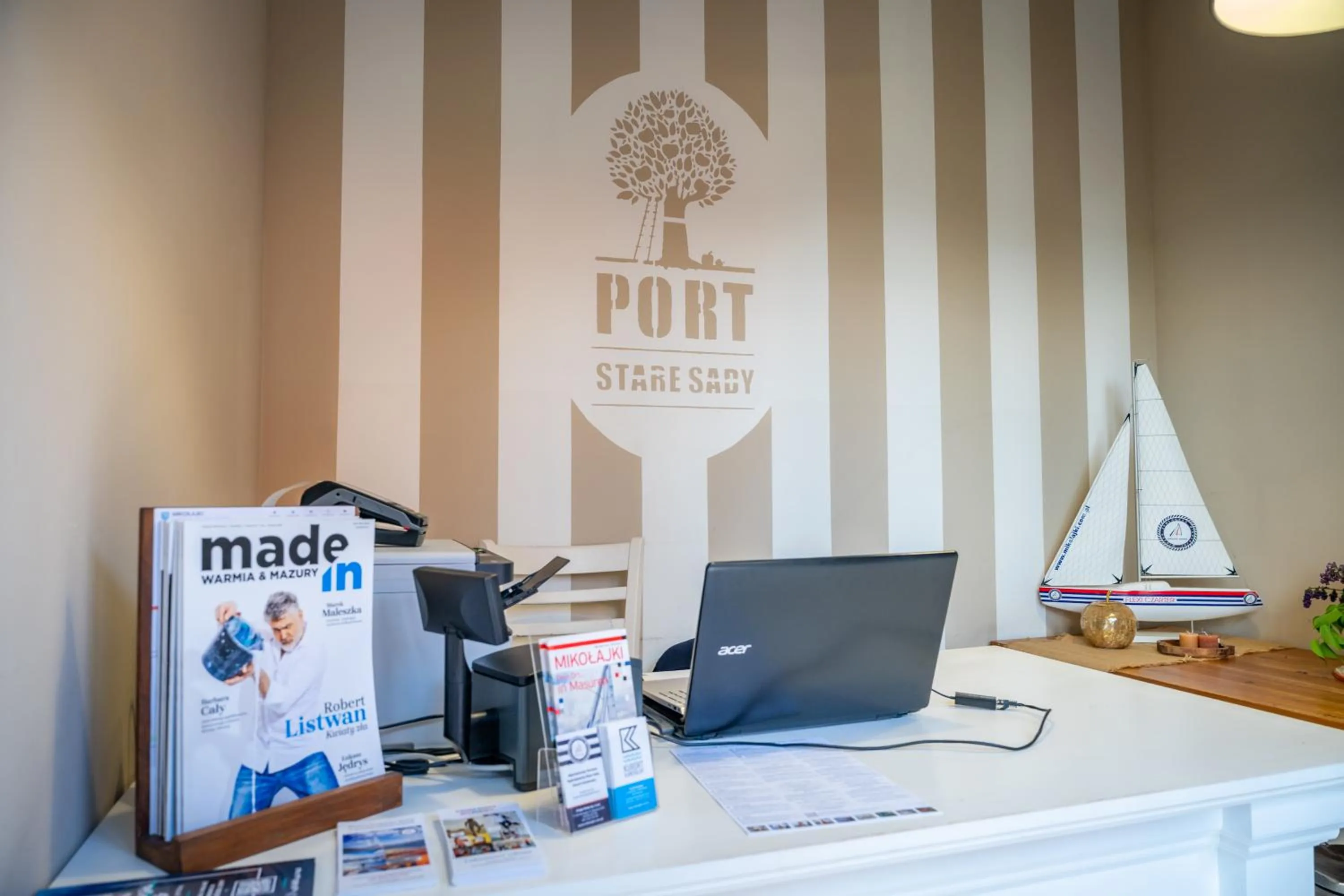 Lobby or reception in Stare Sady Chillout Rooms "Pod Jabłoniami"