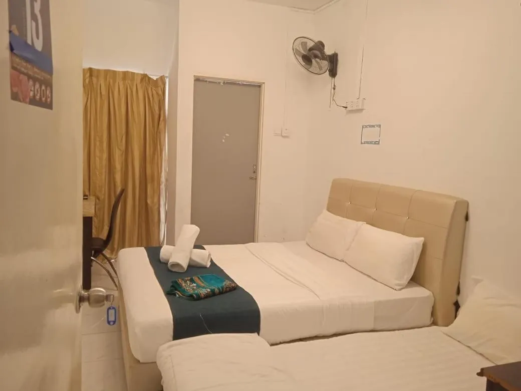 Bed in Cool view budget hotel