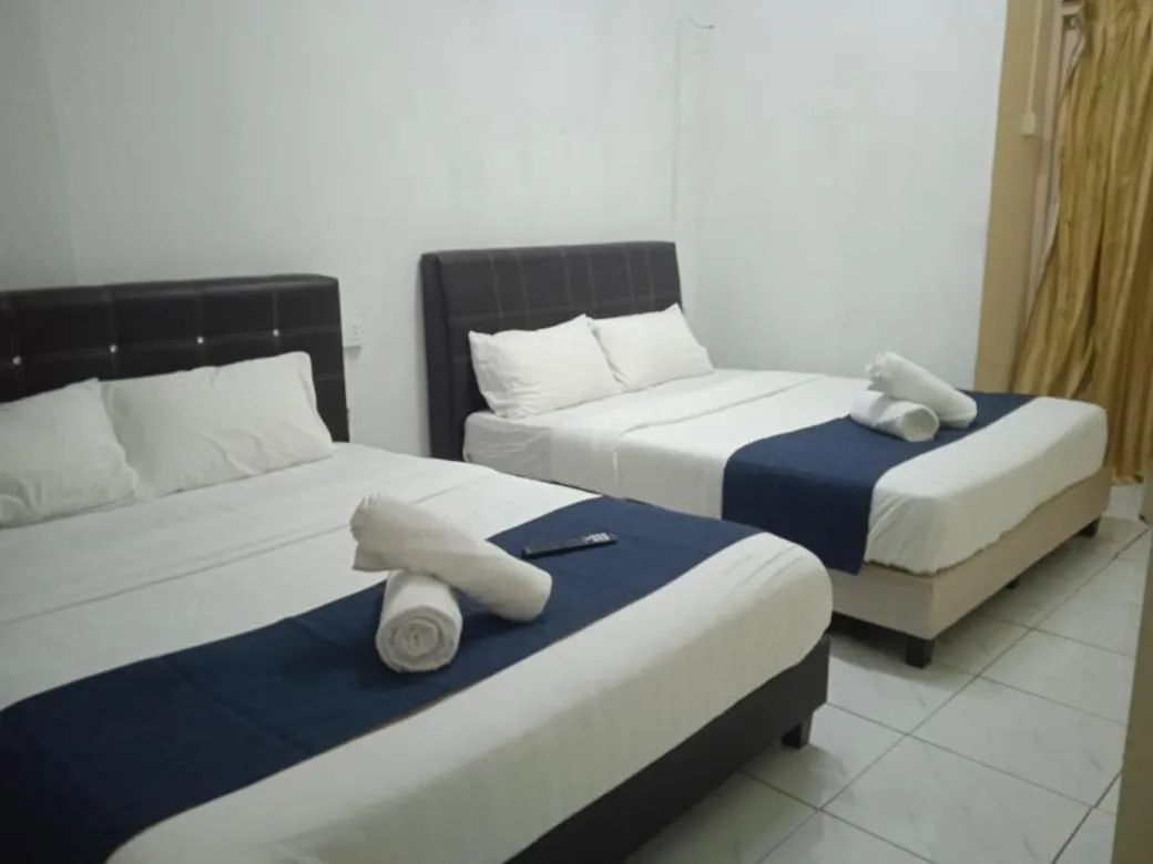 Bed in Cool view budget hotel