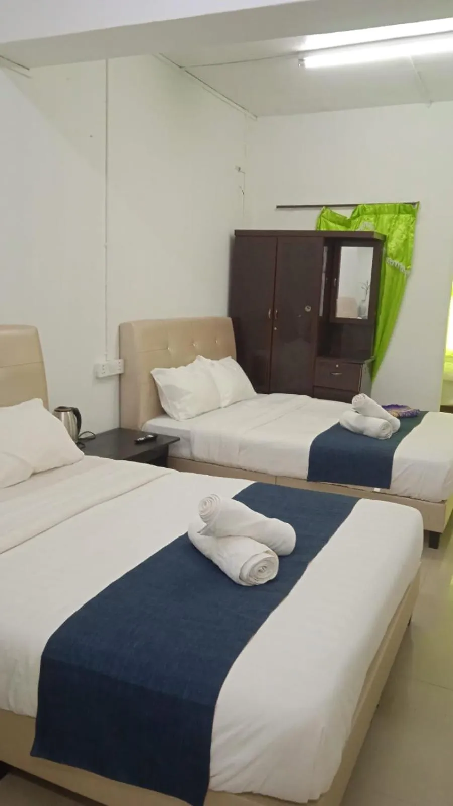 Bed in Cool view budget hotel