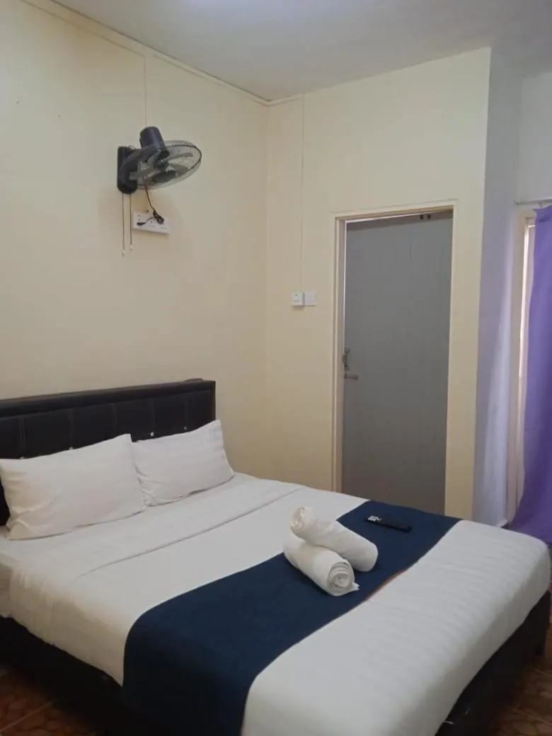 Bed in Cool view budget hotel