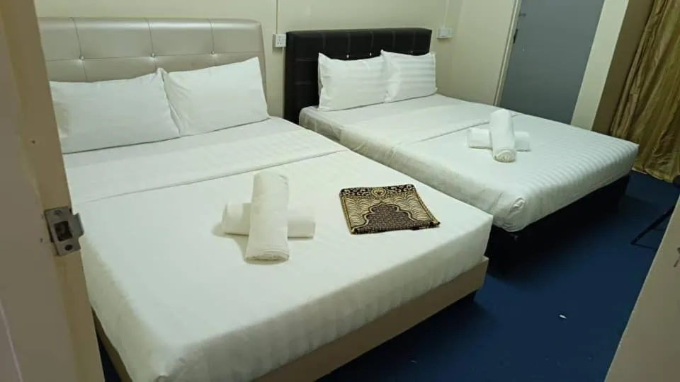 Bed in Cool view budget hotel