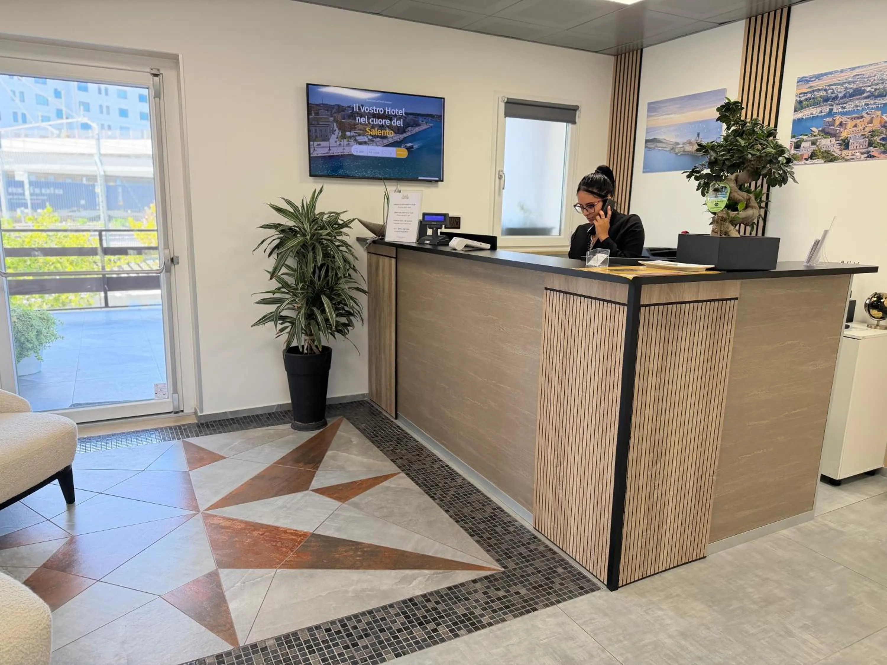 Lobby or reception in Hotel Bastione