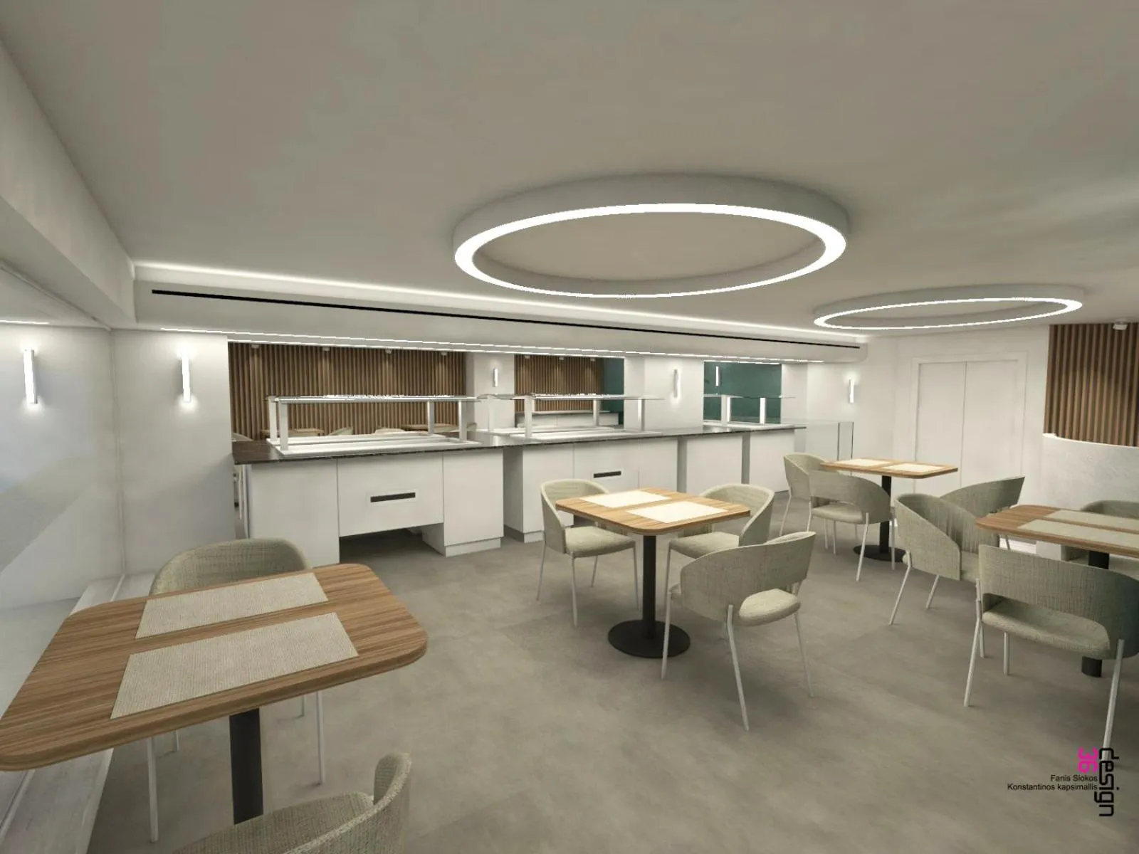 Dining area in Zein Boutique Athens hotel