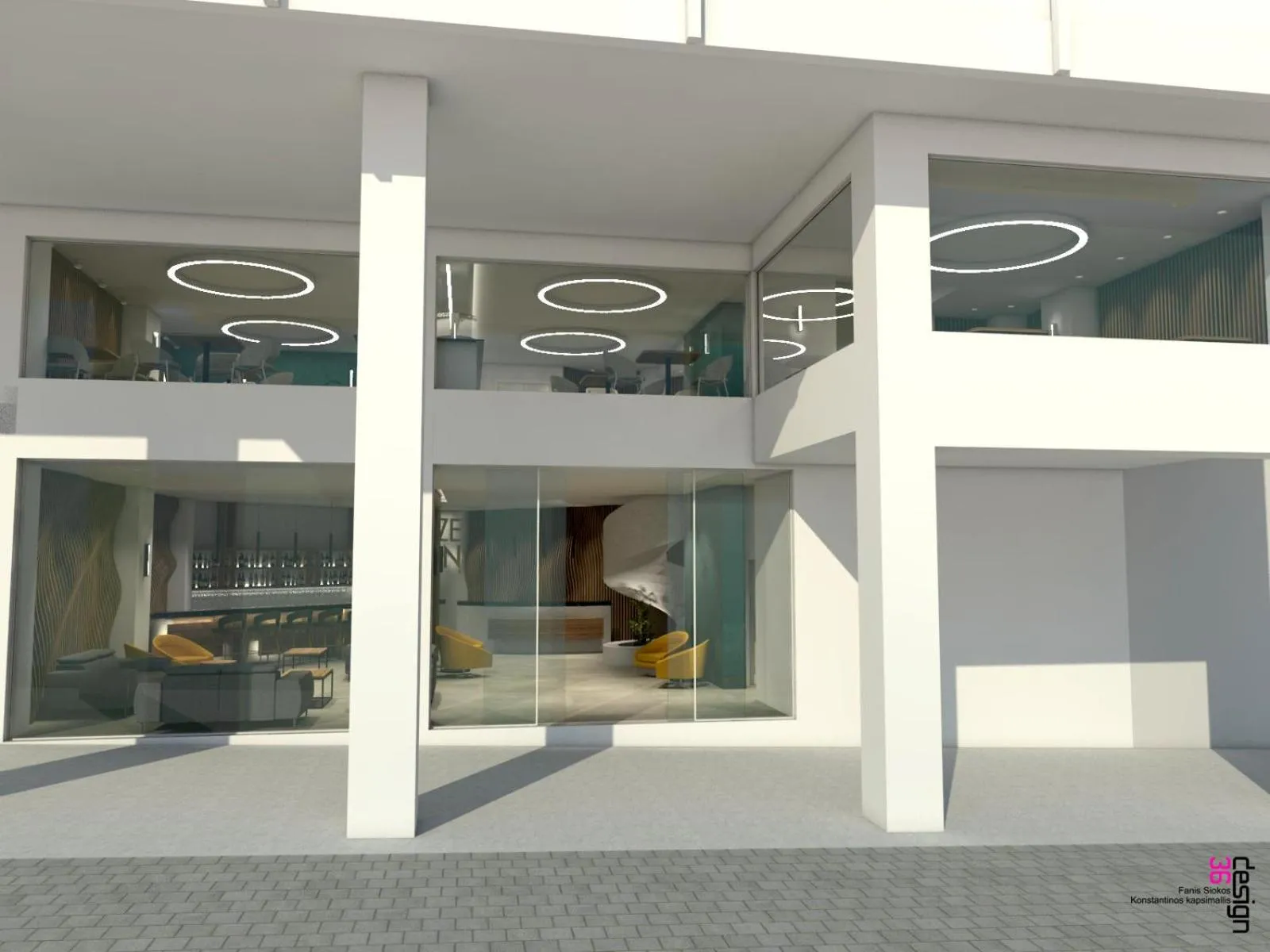 Property building in Zein Boutique Athens hotel