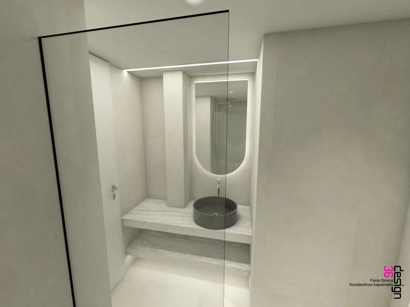 Bathroom in Zein Boutique Athens hotel