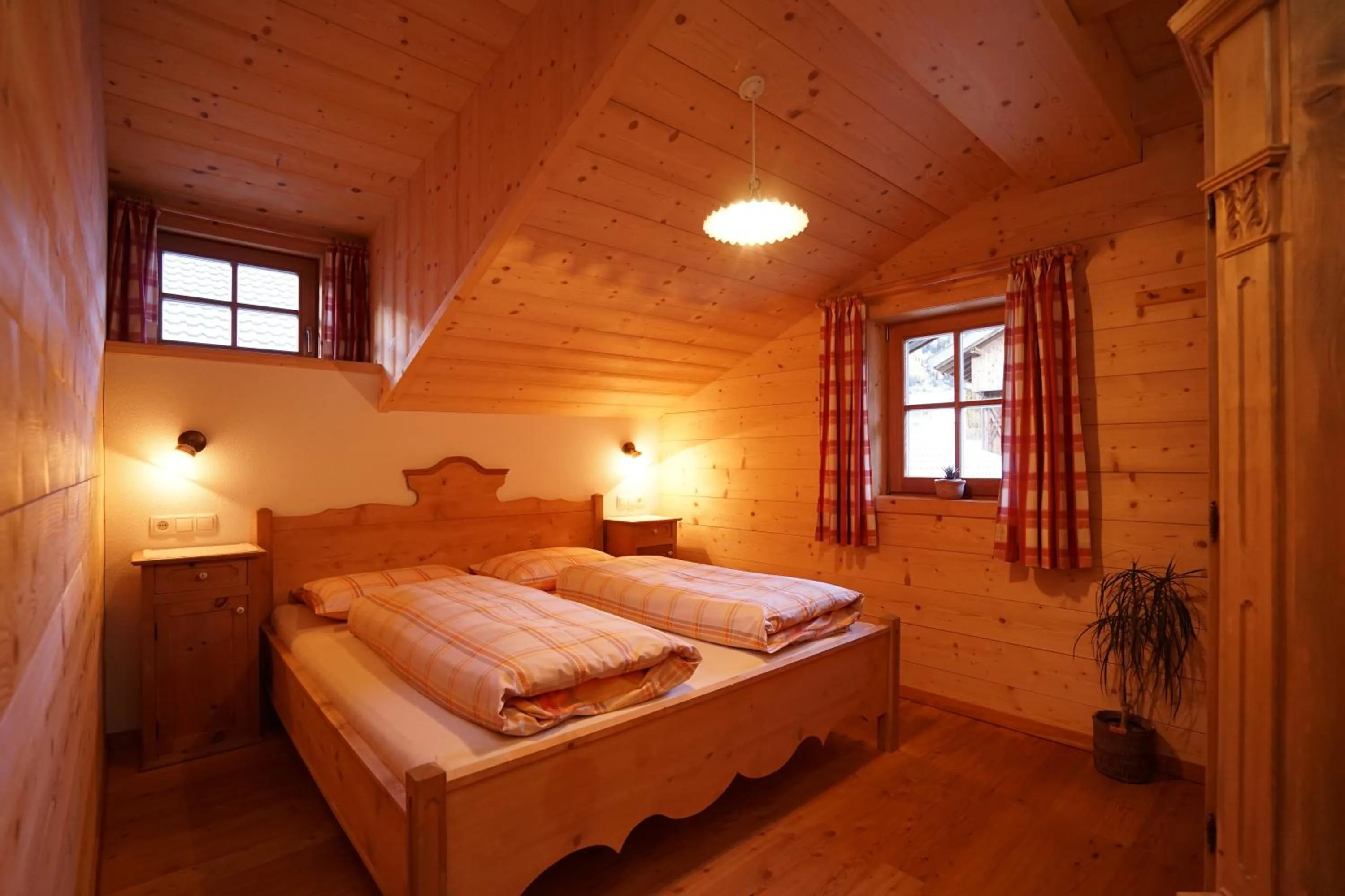 Seating area, Bed in Unterhabererhof