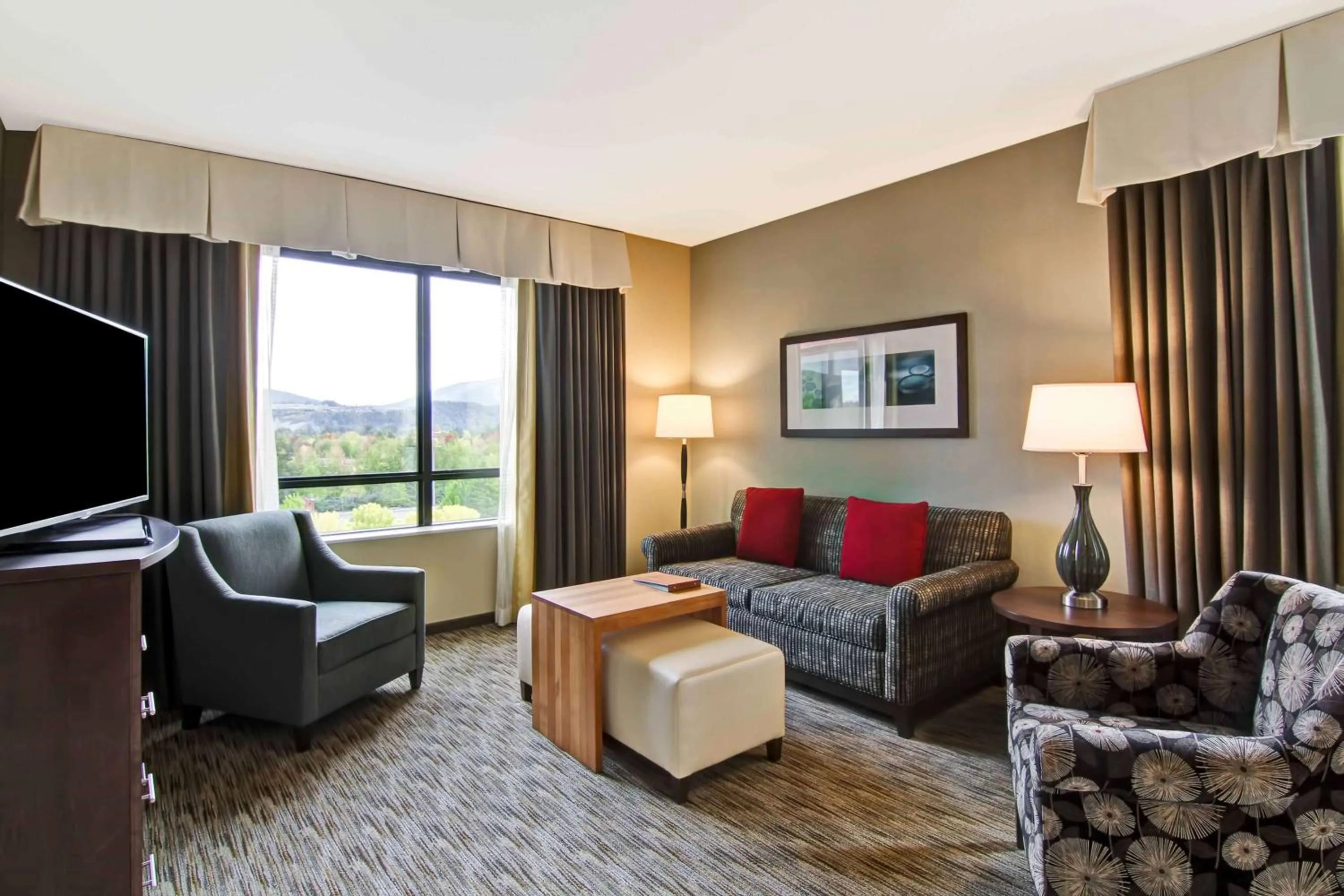 Living room in Homewood Suites by Hilton Seattle-Issaquah