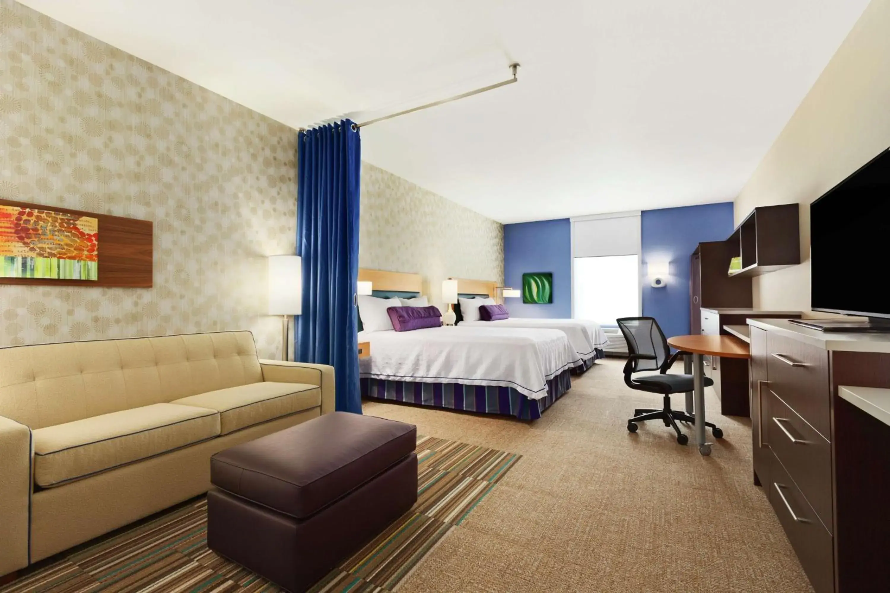 Studio Suite with Two Queen Beds - Hearing Access/Non-Smoking in Home2 Suites by Hilton San Angelo Studio Suite with Two Queen Beds - Hearing Access/Non-Smoking in Home2 Suites by Hilton San Angelo