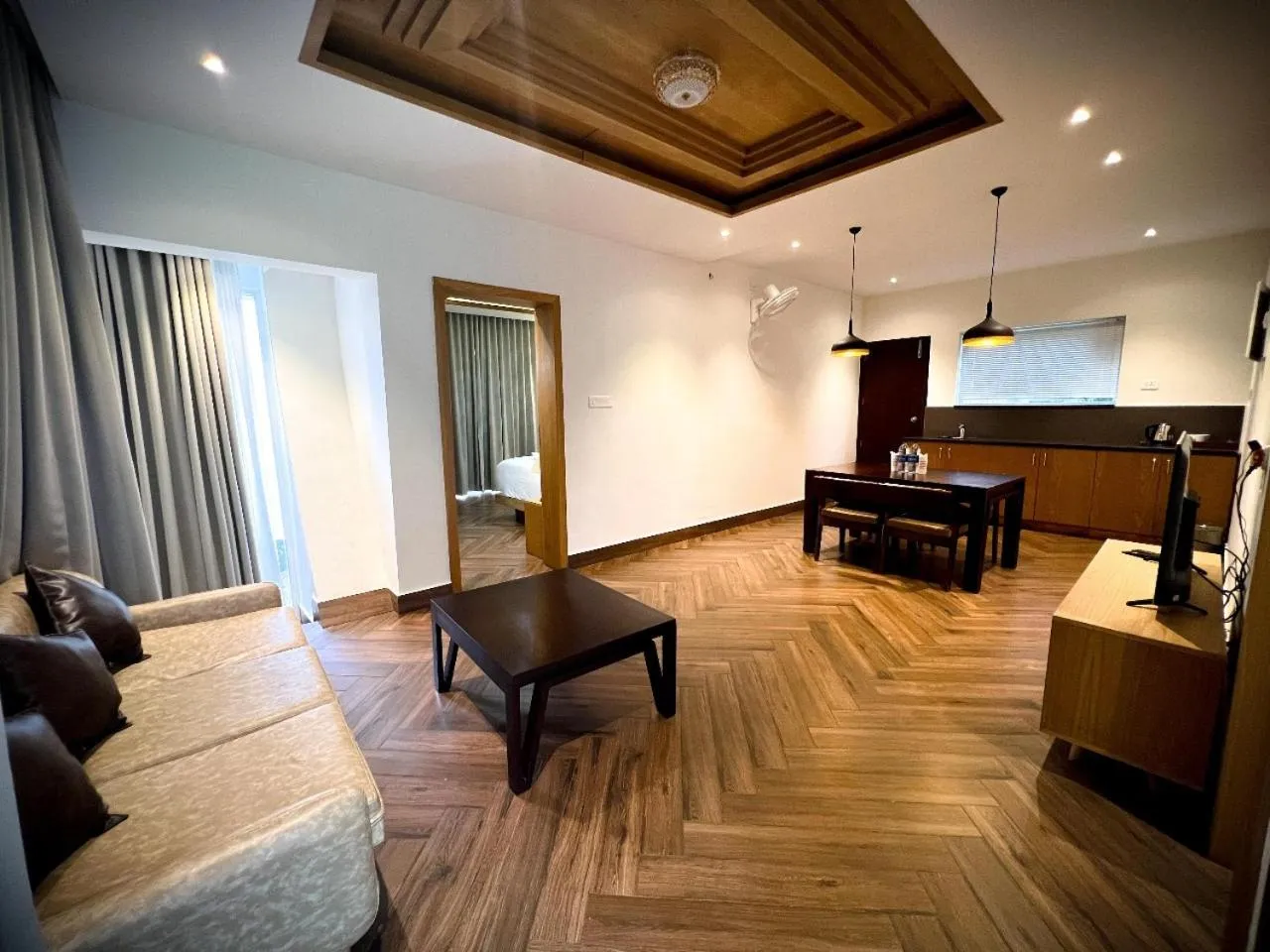 Living room in Talenresort Vythiri Villas