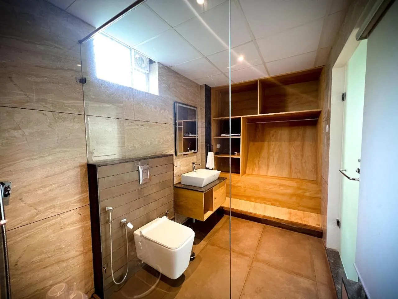 Shower in Talenresort Vythiri Villas