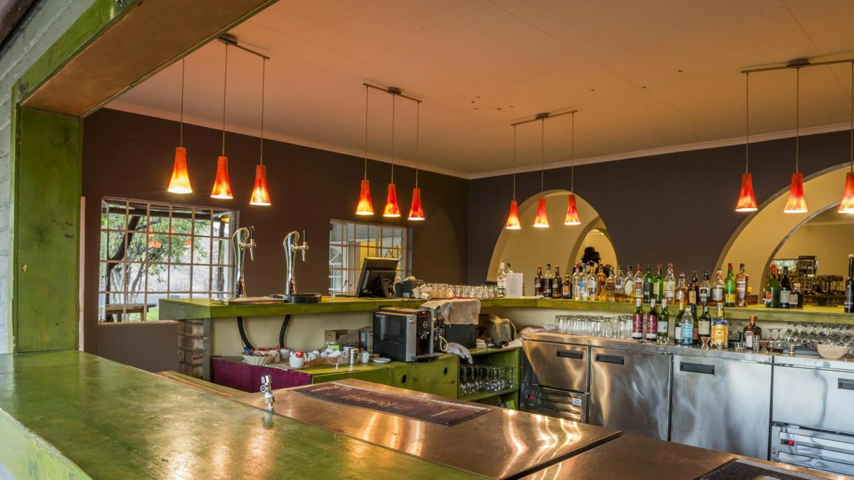 Lounge or bar in Gondwana Damara Mopane Lodge