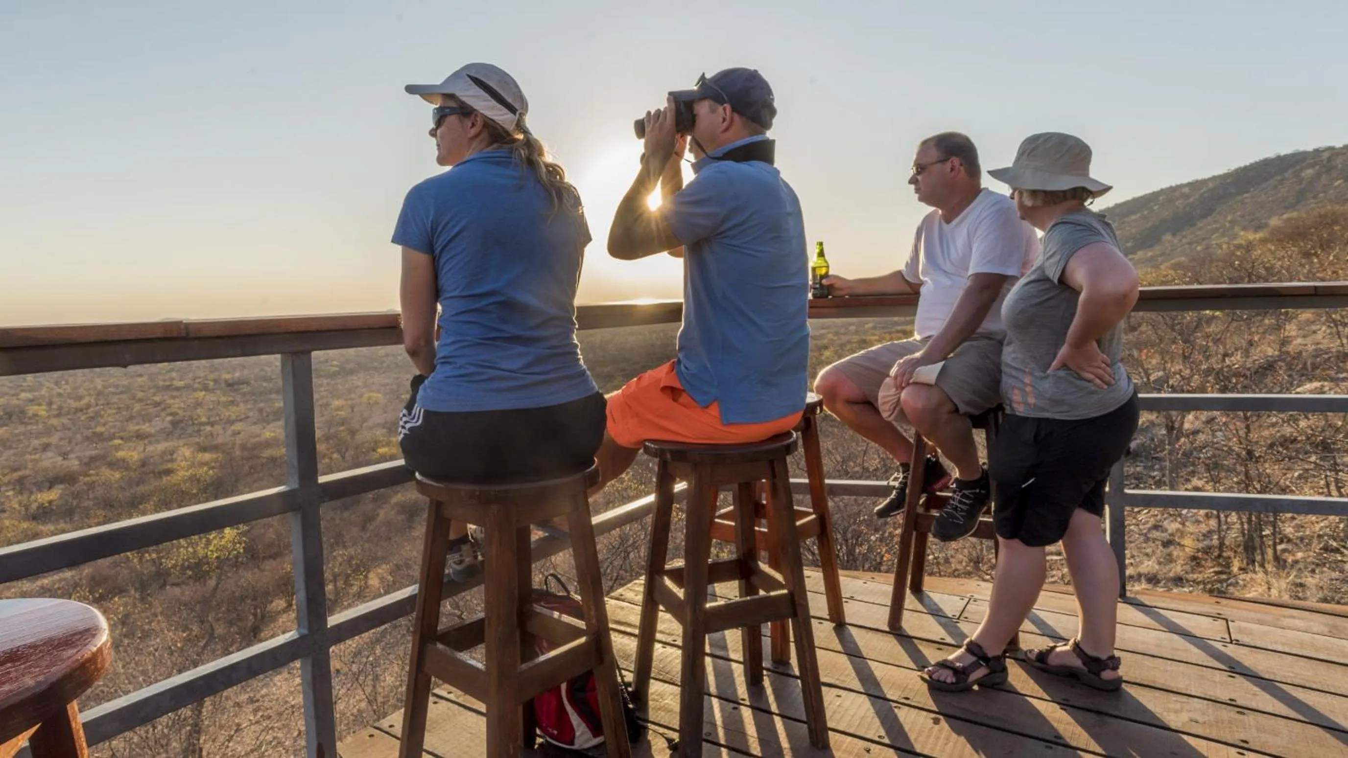Balcony/Terrace in Gondwana Damara Mopane Lodge