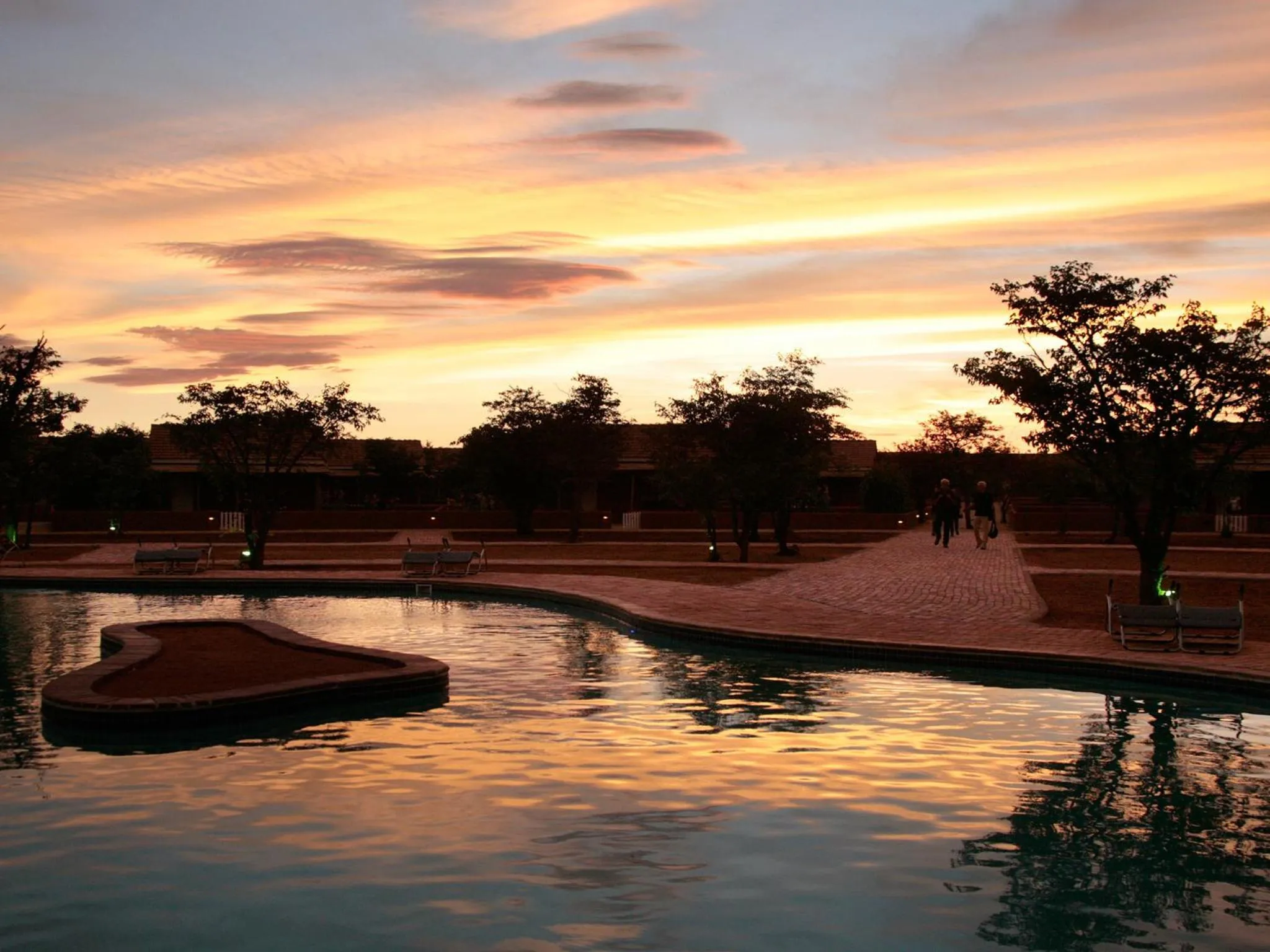 Pool view in Gondwana Damara Mopane Lodge
