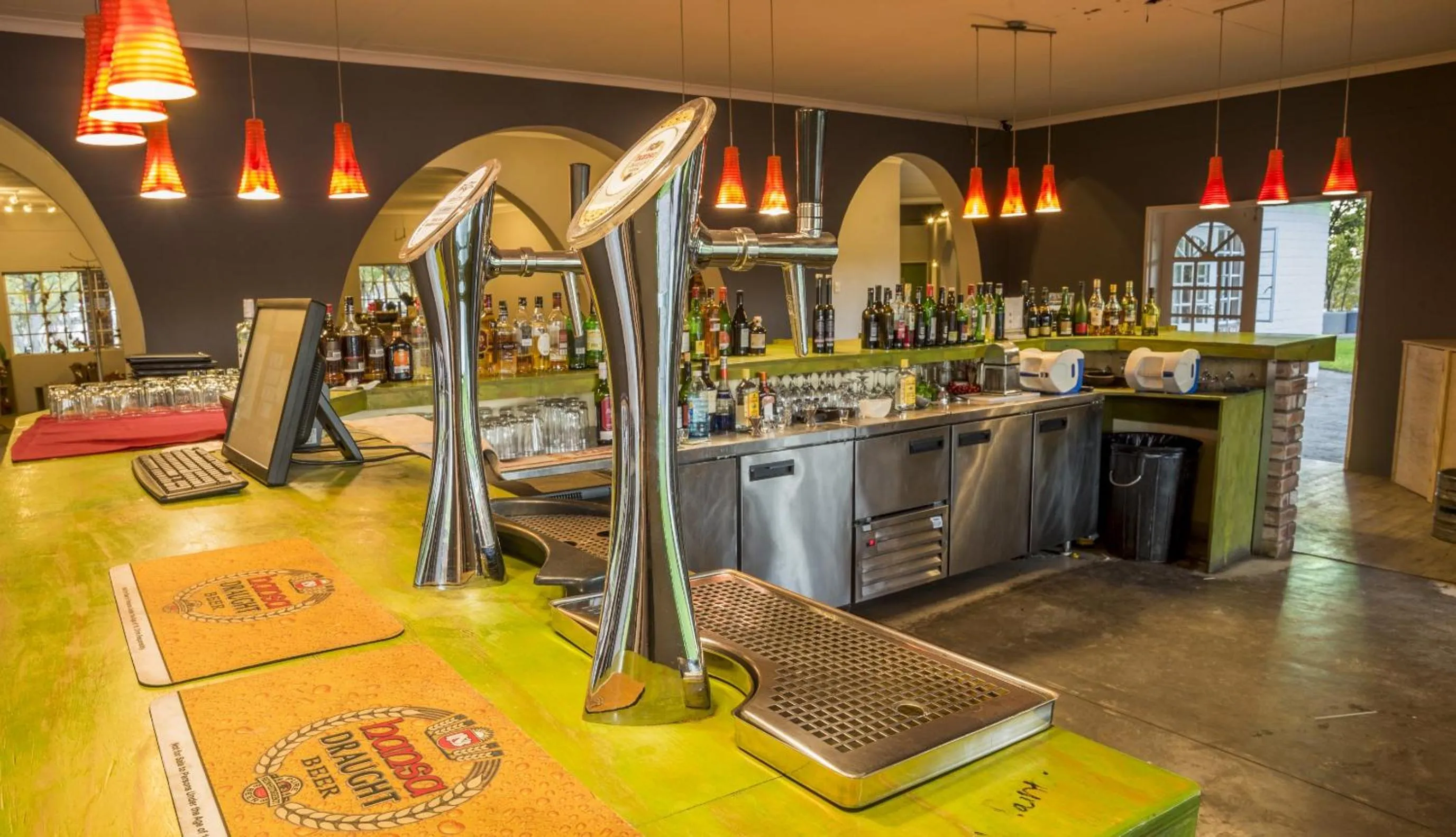 Lounge or bar in Gondwana Damara Mopane Lodge