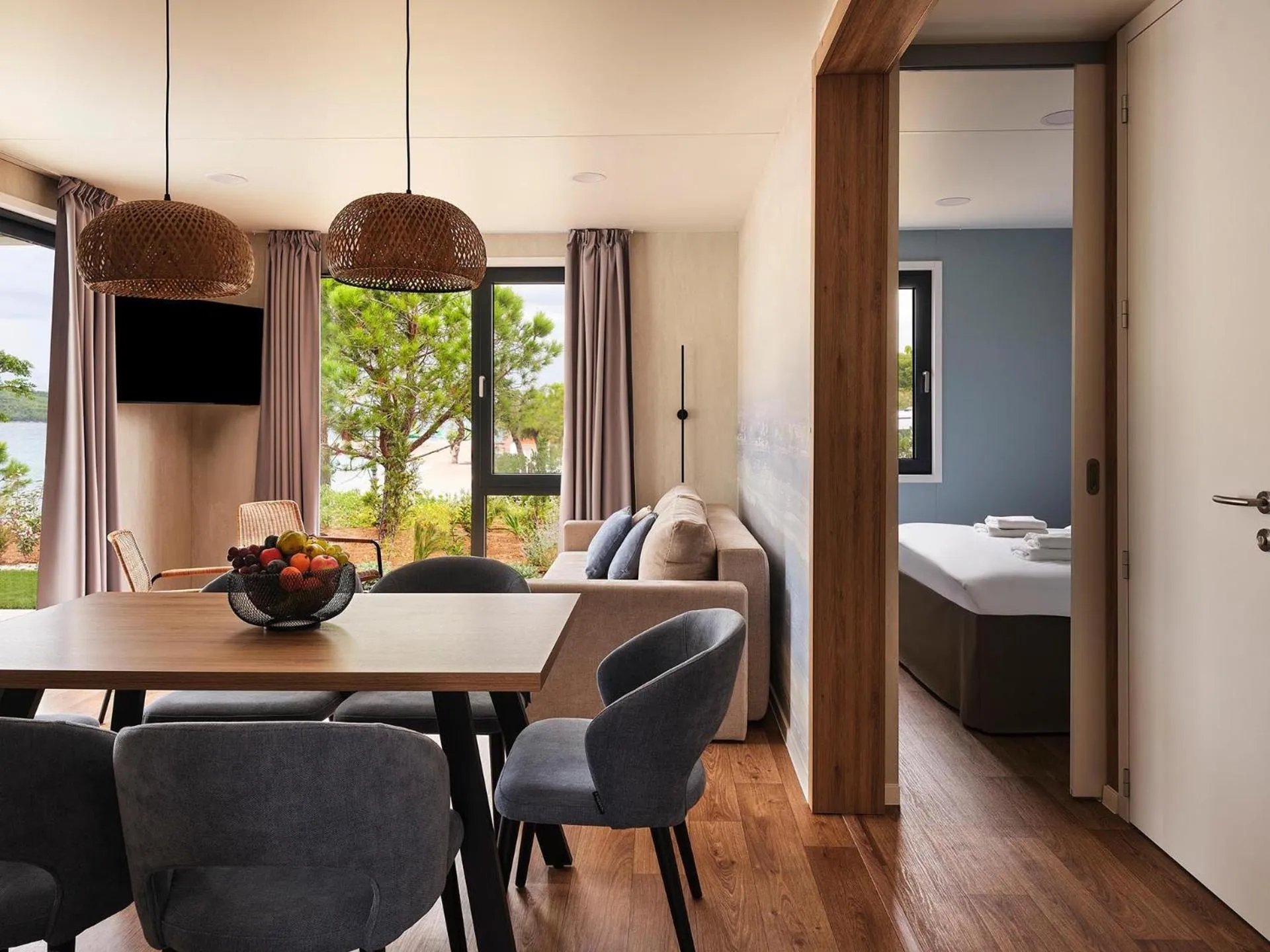 Living room, Bed in Amadria Exclusive Beach Villa