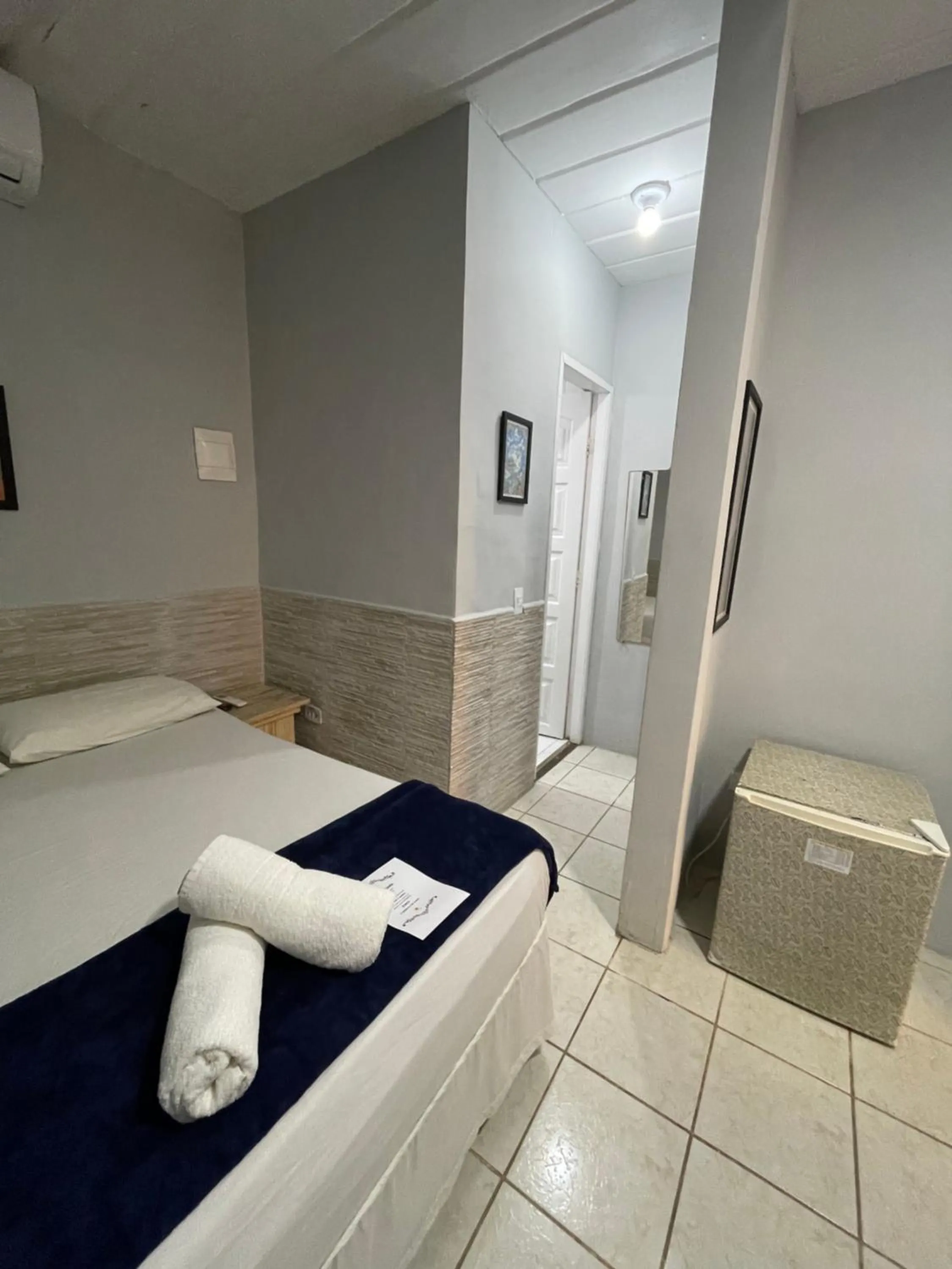 Bed in Pousada Girassol