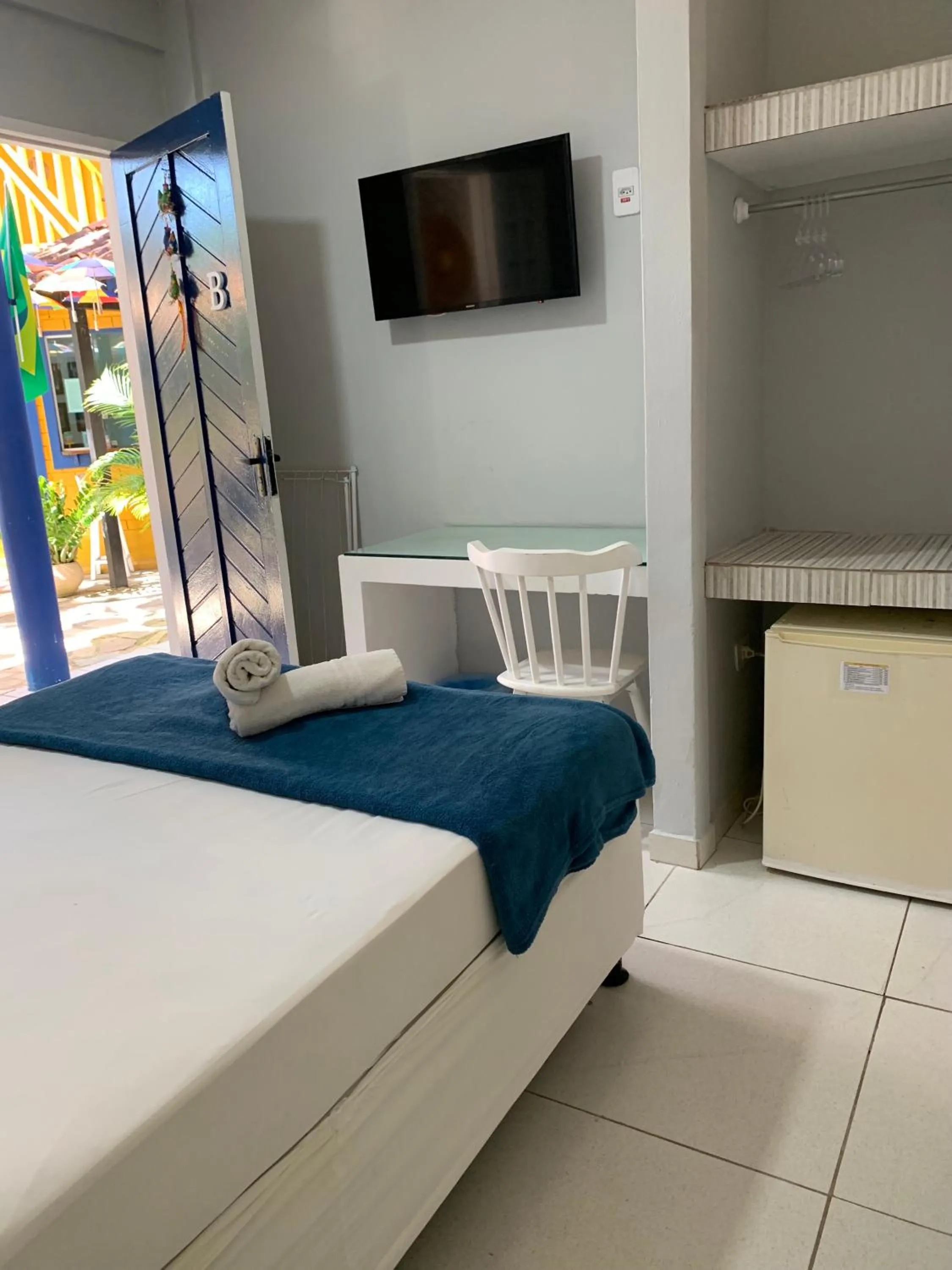 Bed in Pousada Girassol