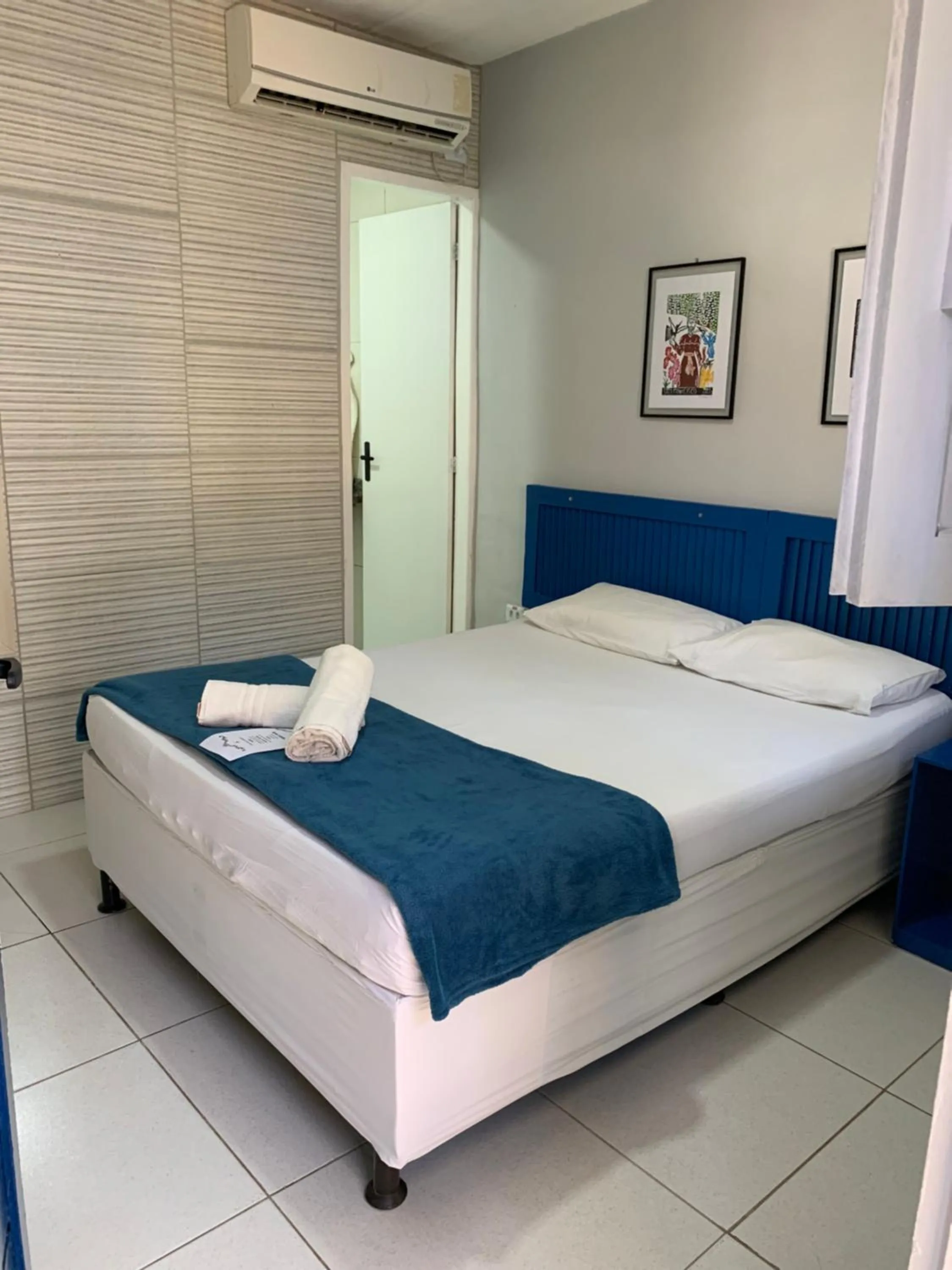 Bed in Pousada Girassol