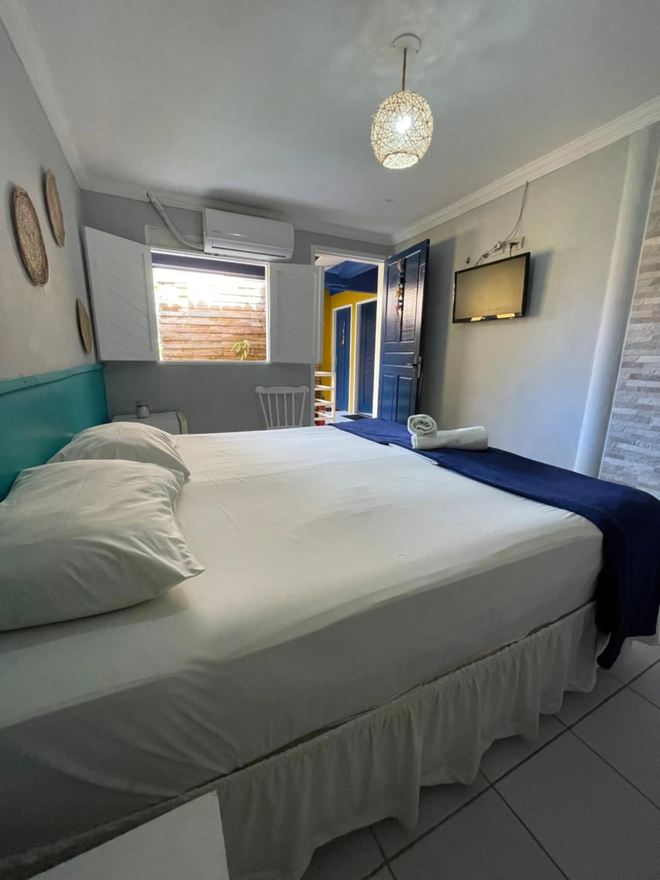 Bed in Pousada Girassol