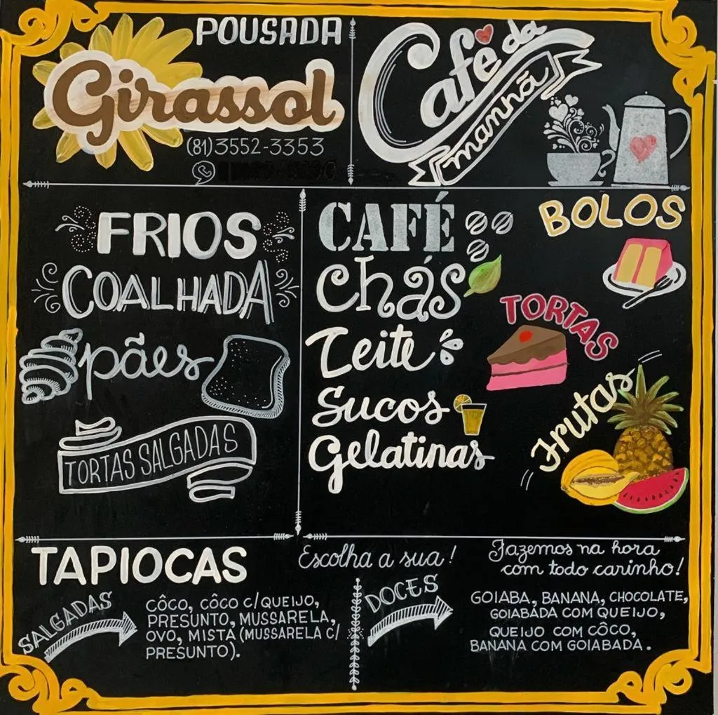 Breakfast in Pousada Girassol