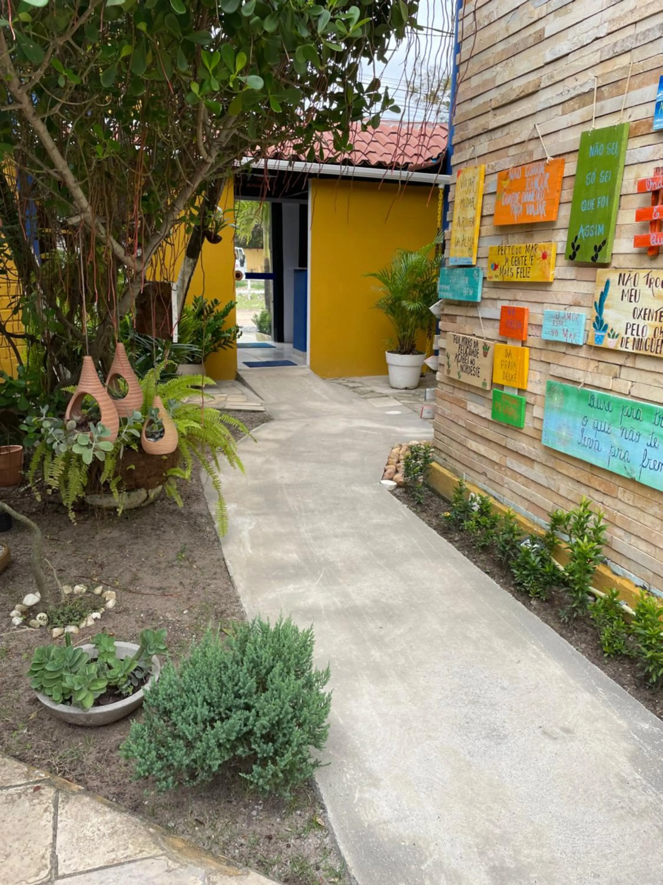 Garden in Pousada Girassol