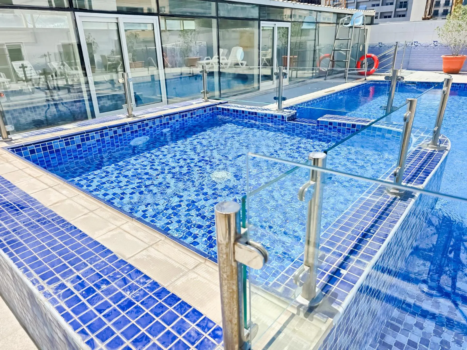 Swimming pool in MK Residence JVC