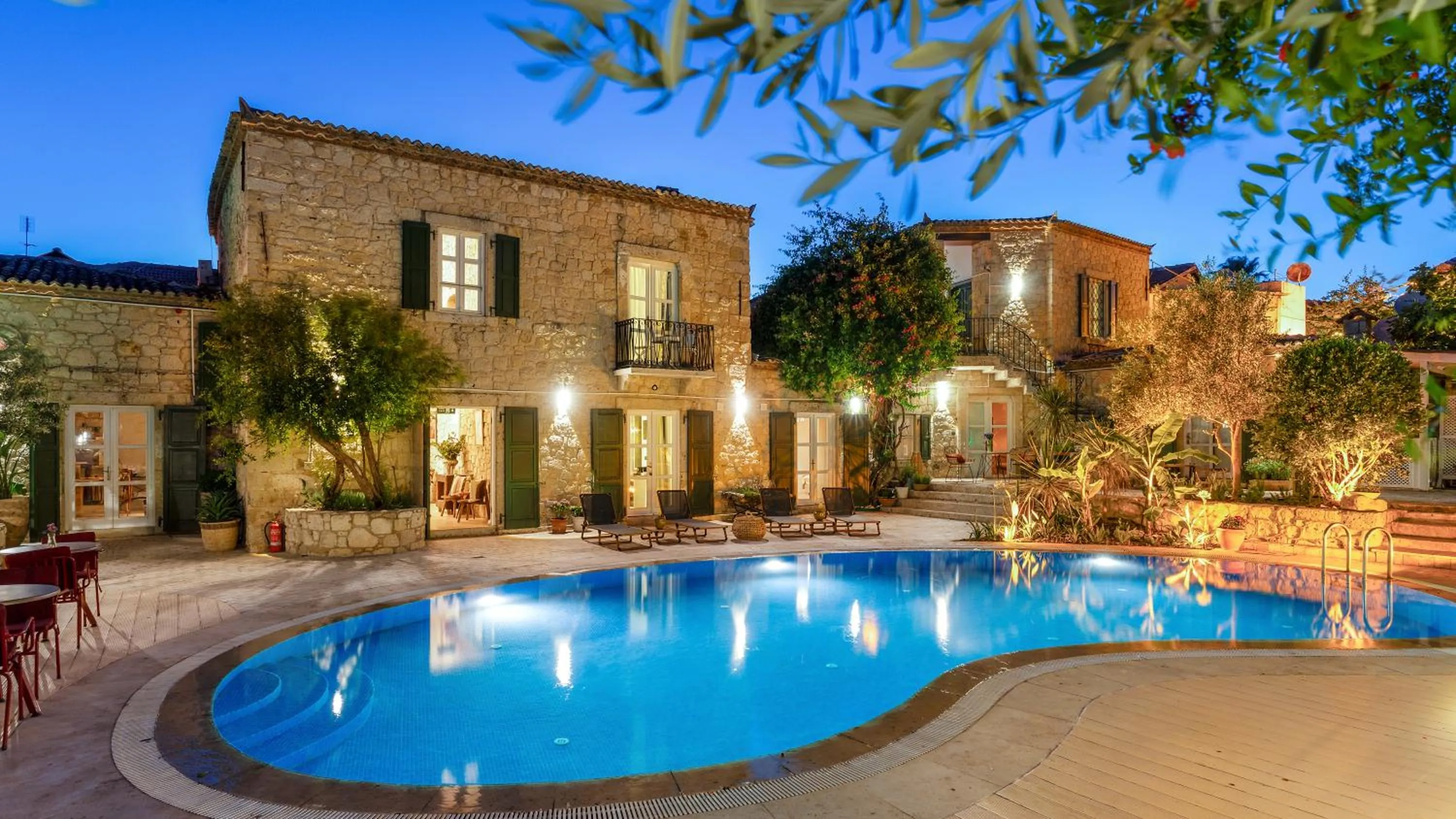 Pool view in La Grenadine Hotel