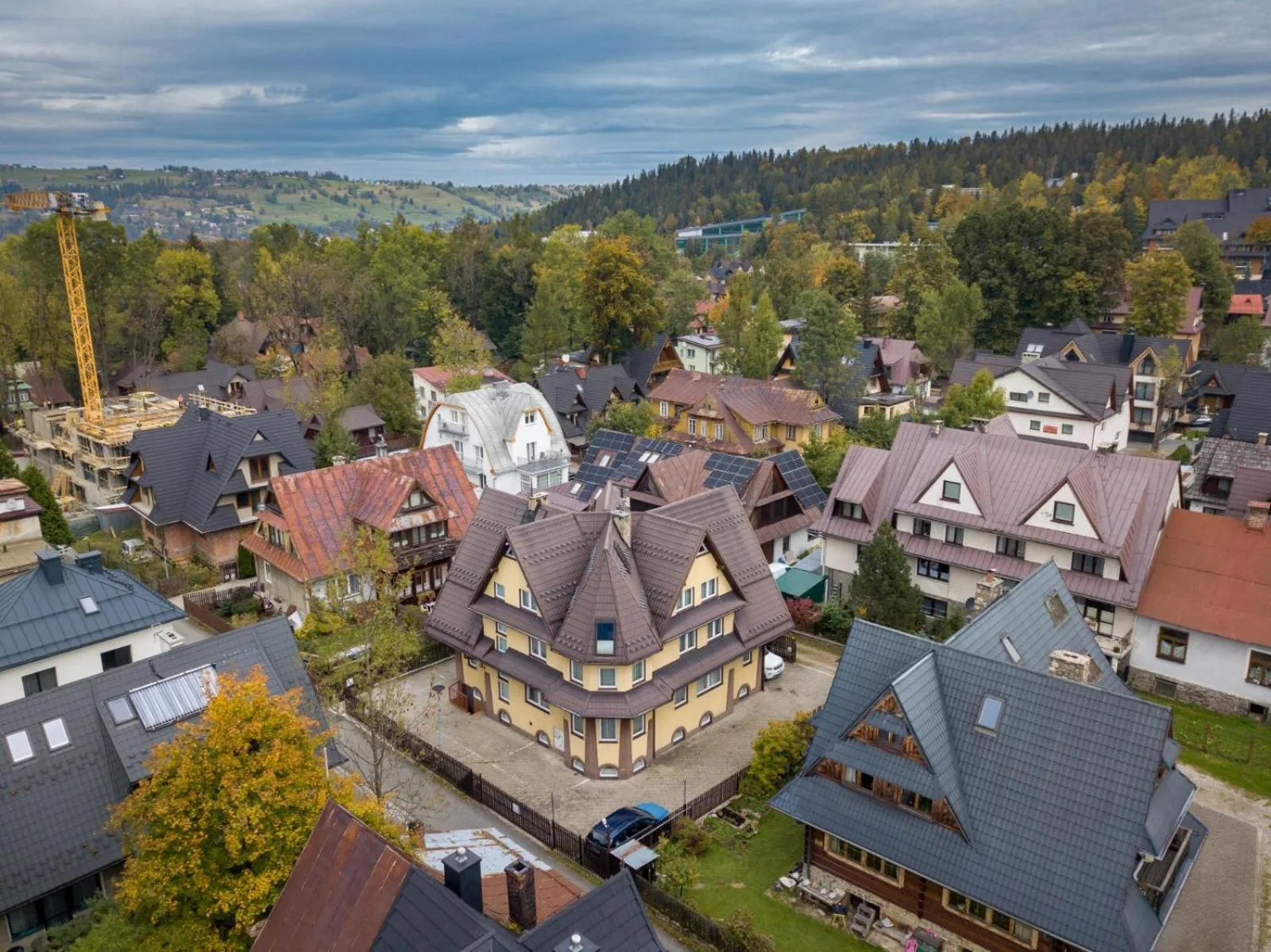 Bird's eye view in Willa Znana