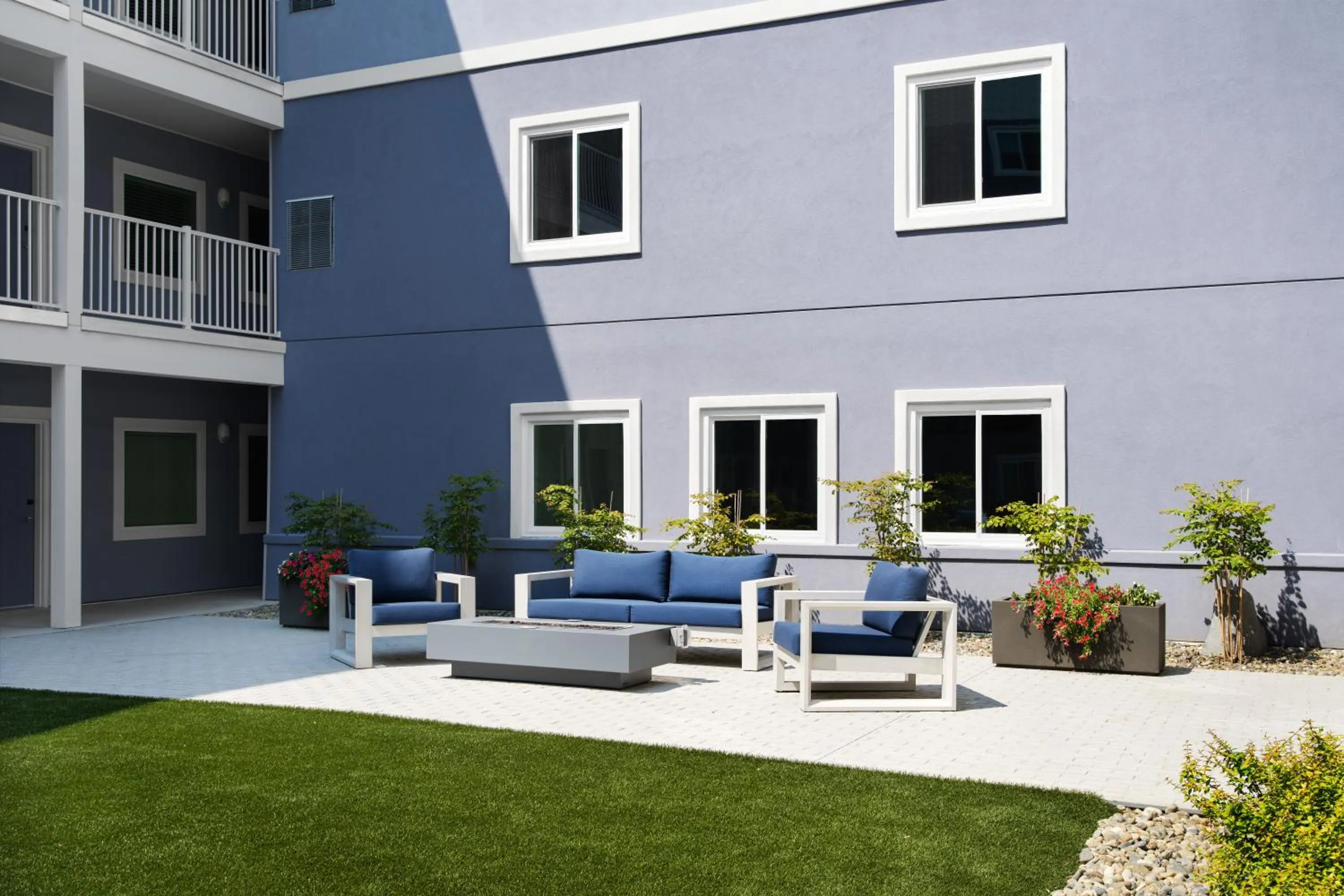 fireplace in stayAPT Suites Fayetteville-Fort Bragg