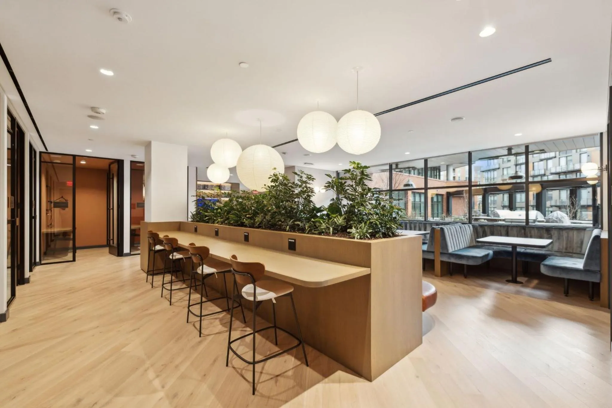 Seating area in Placemakr Buzzard Point