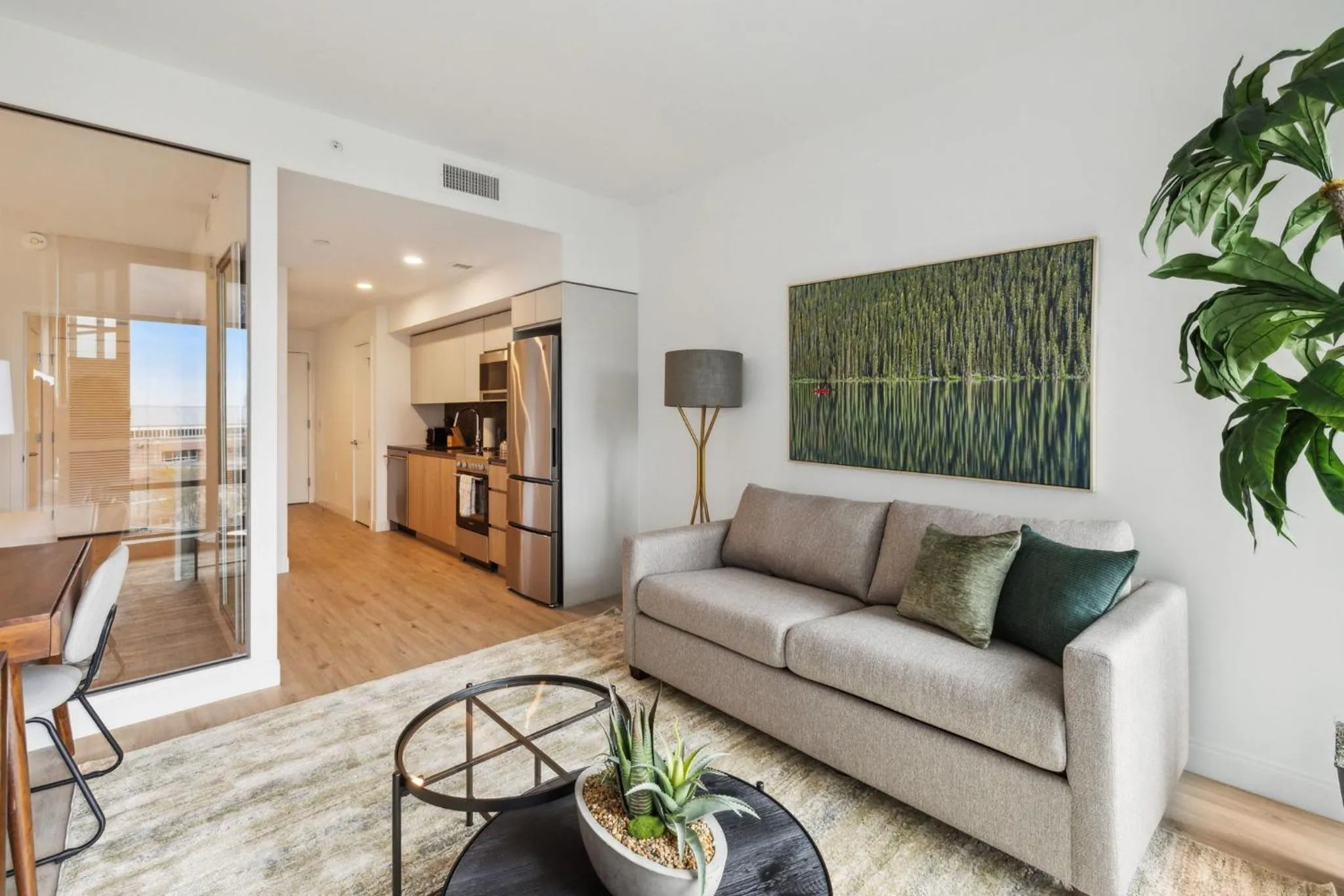 Living room in Placemakr Buzzard Point