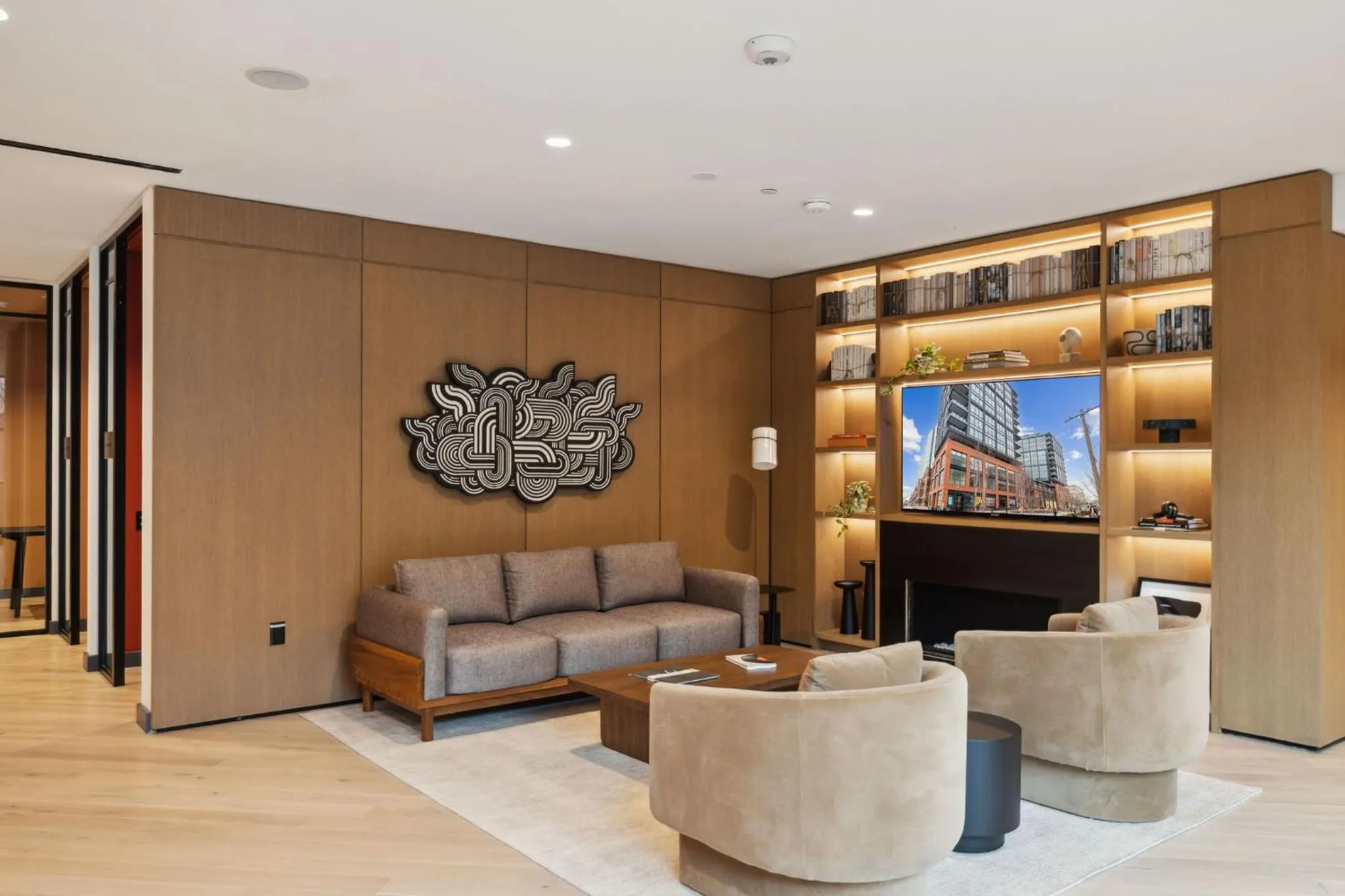 Communal lounge/ TV room in Placemakr Buzzard Point