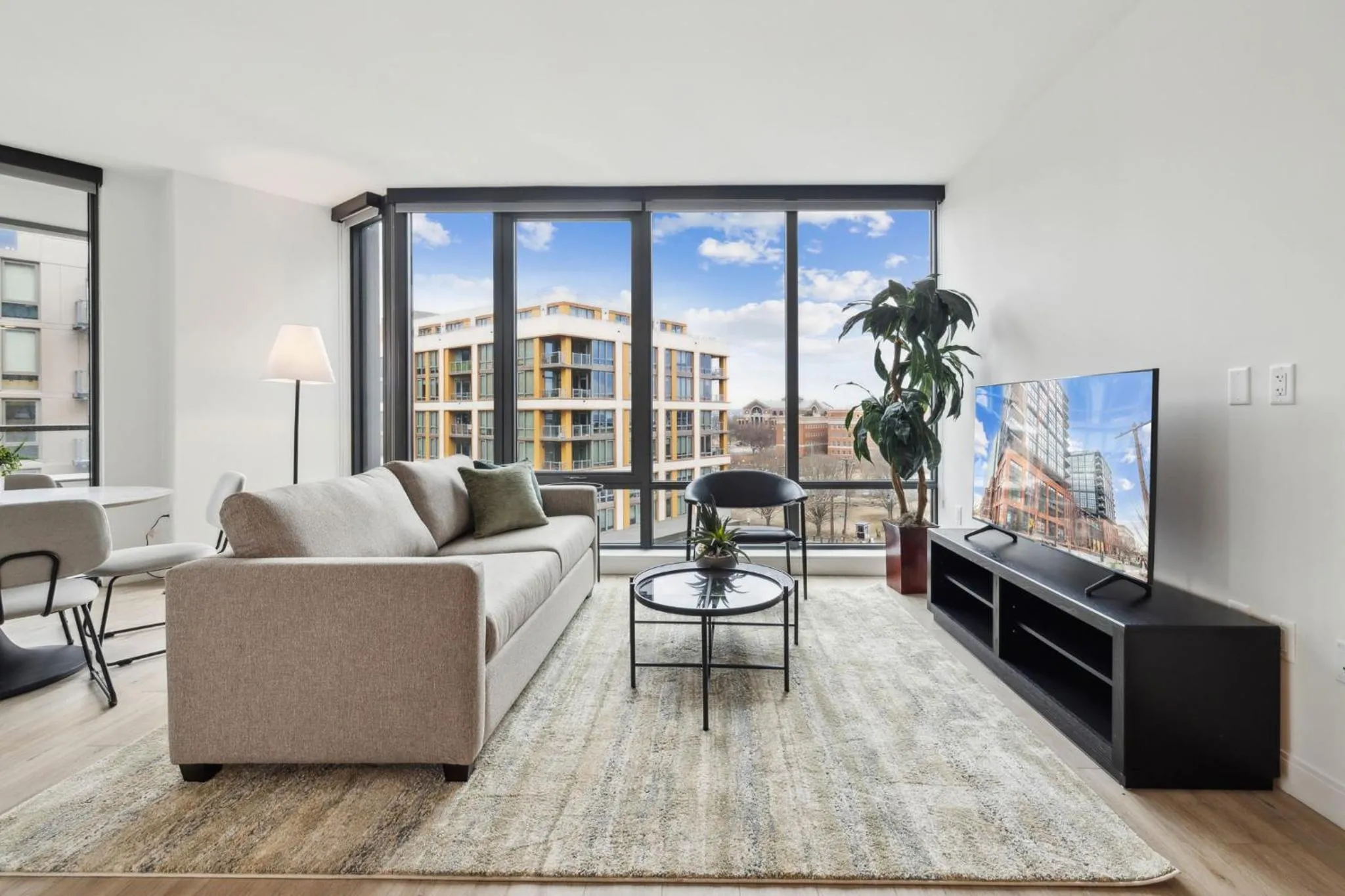 Living room in Placemakr Buzzard Point