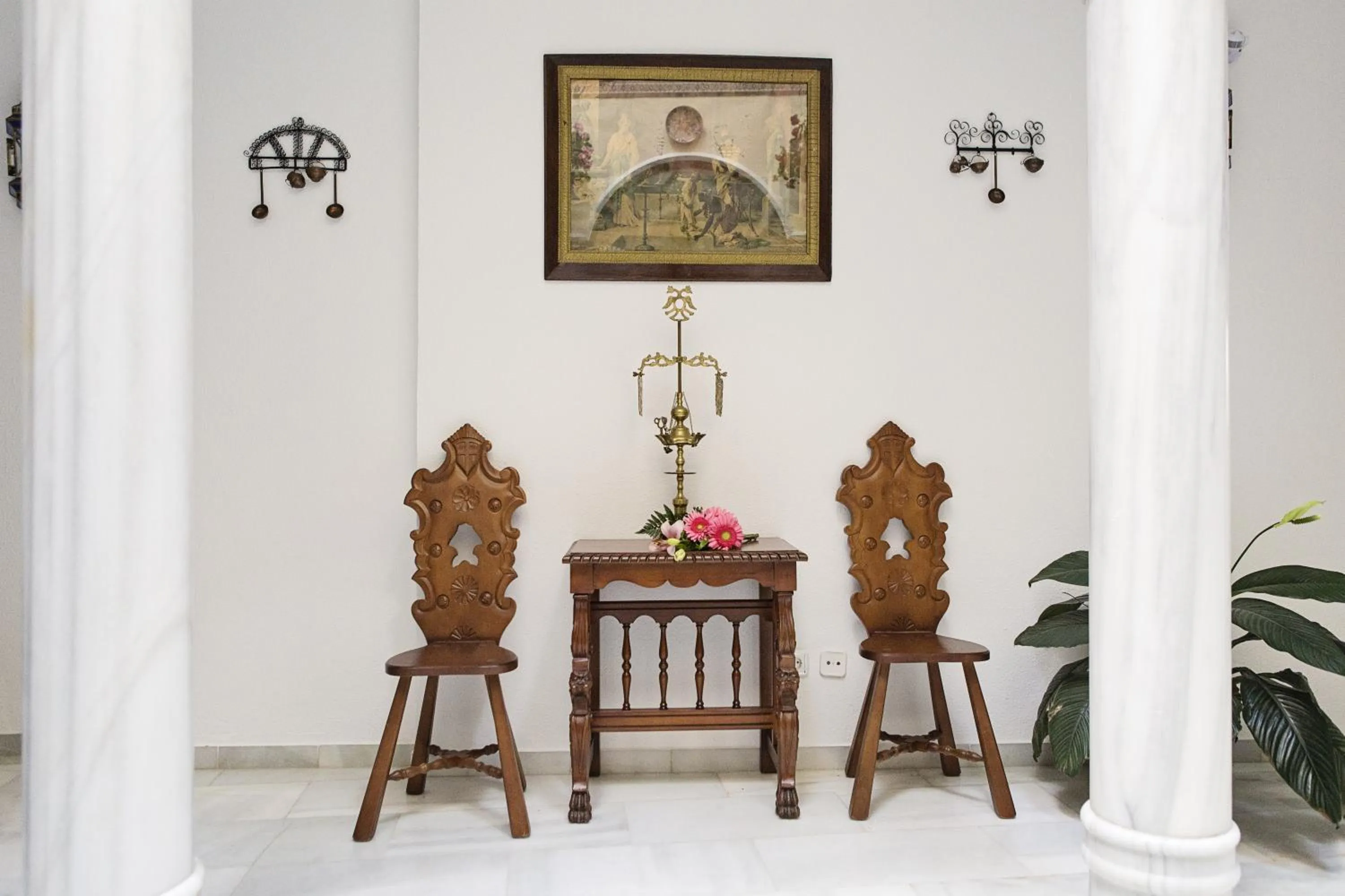 Decorative detail in La Casa de los Faroles