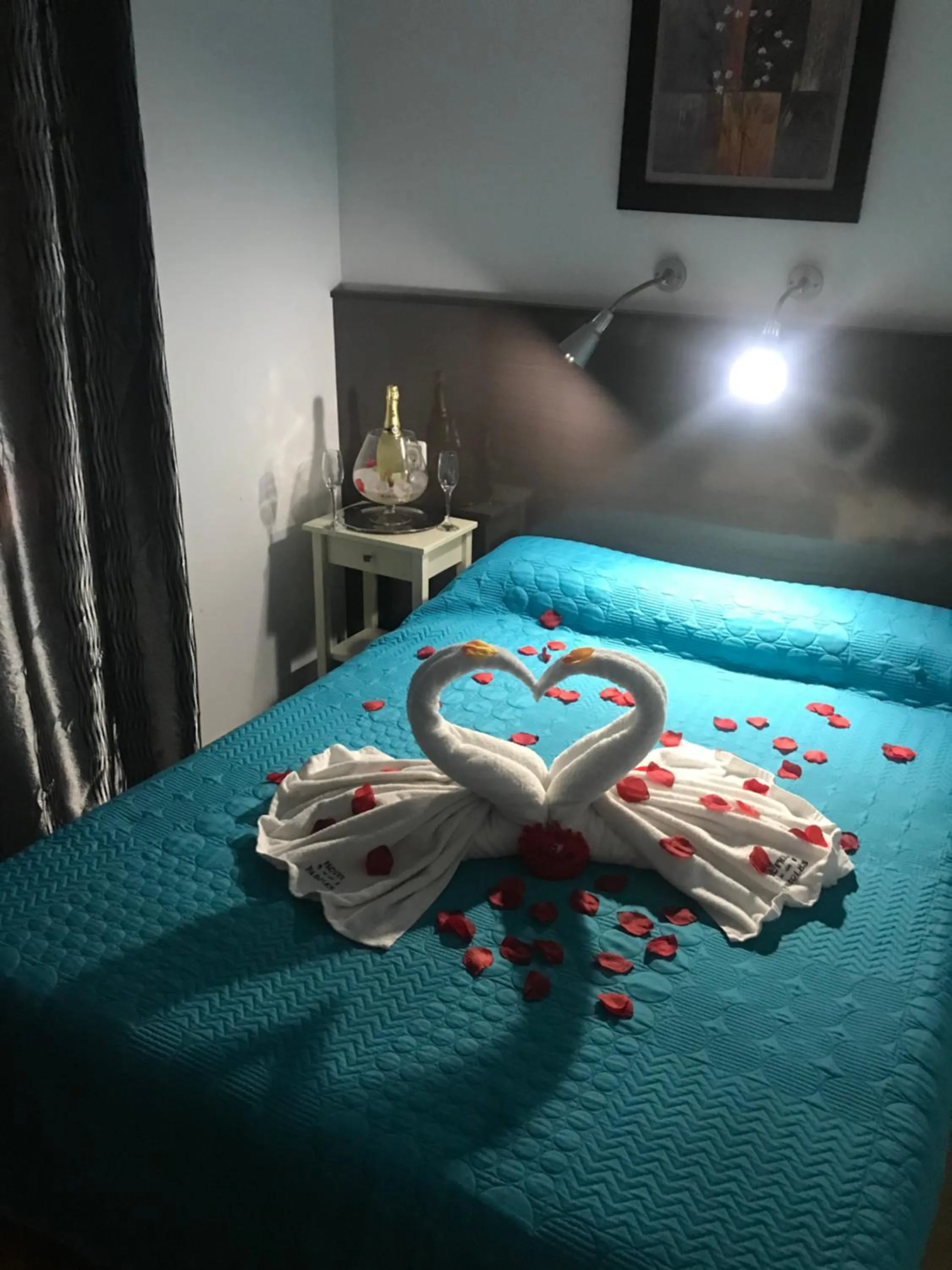 Bed in La Casa de los Faroles