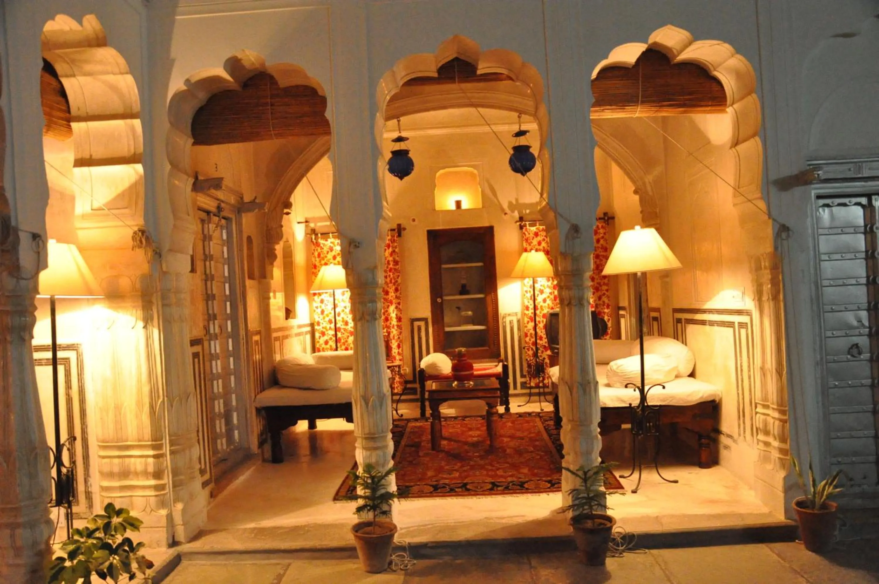 Lobby or reception in Hotel Chobdar Haveli