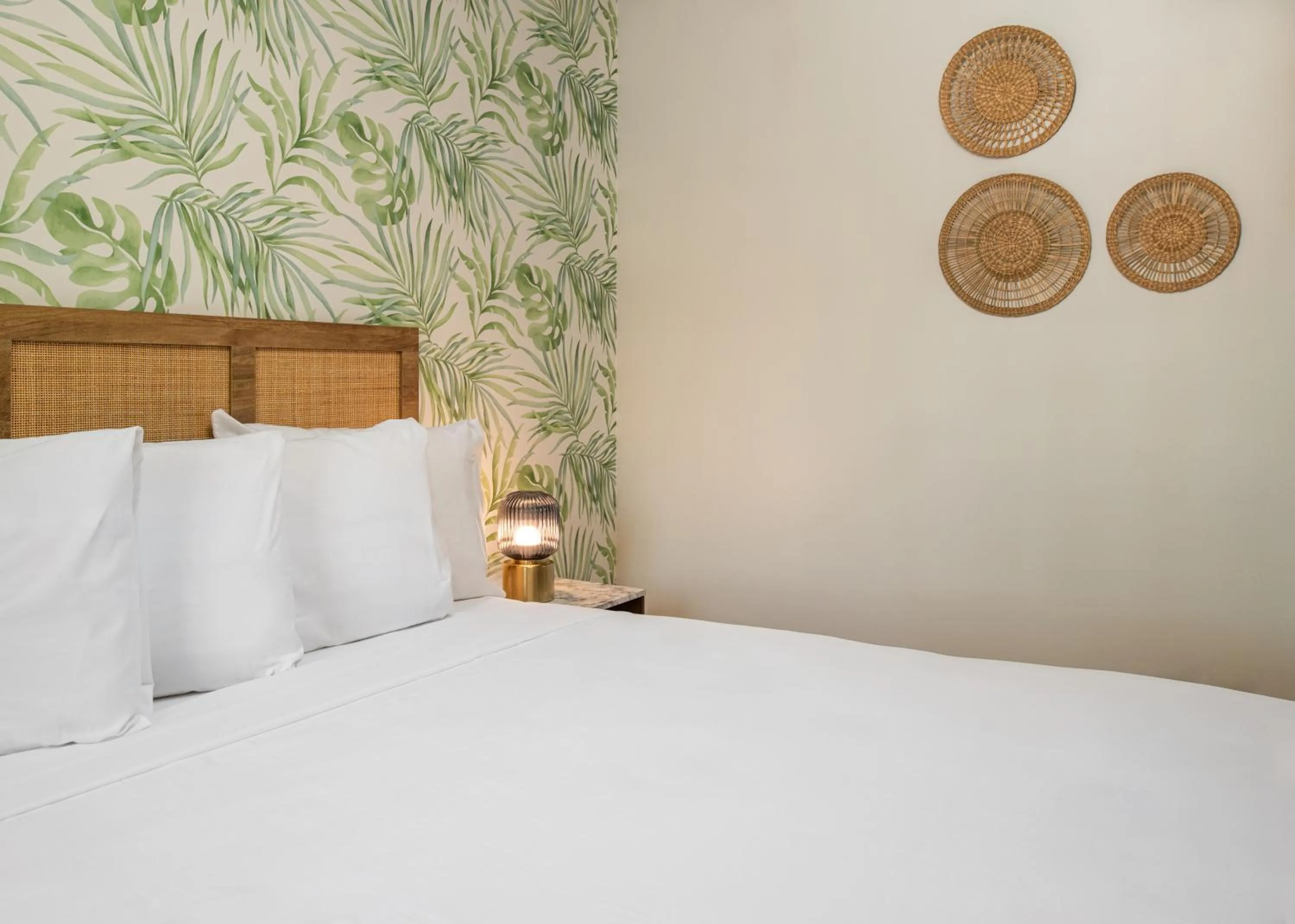 Bed in The LEEF Hotel