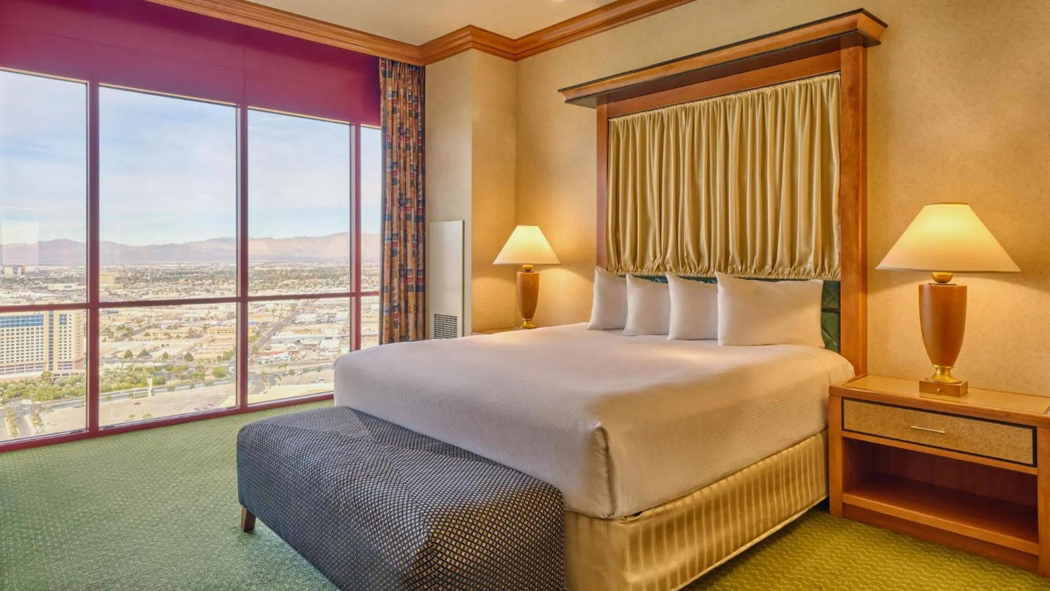 Bed in Masquerade Tower at Rio Hotel & Casino